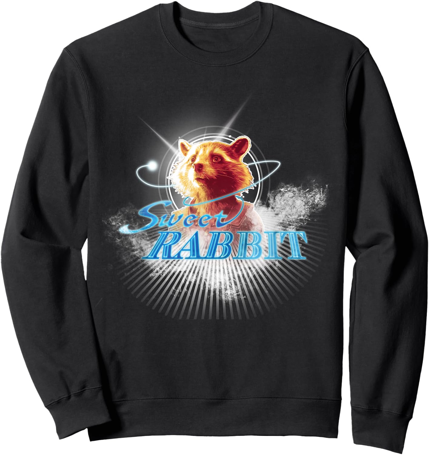 Marvel Guardians Rocket Raccoon Sweet Rabbit Sweatshirt - Sweatshirt | Black
