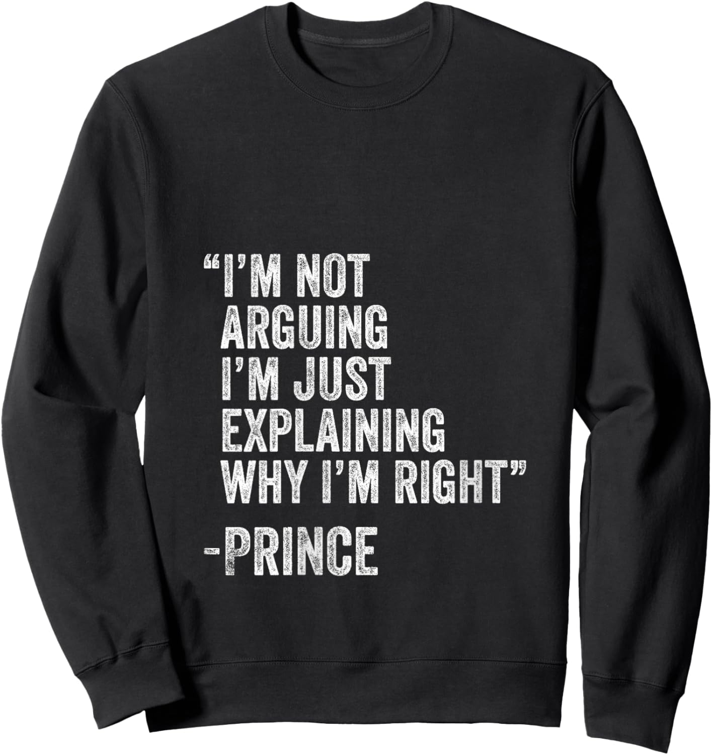 Prince Quote Funny Birthday Custom Name Idea Engineer V-Neck Sweatshirt - Sweatshirt | Black