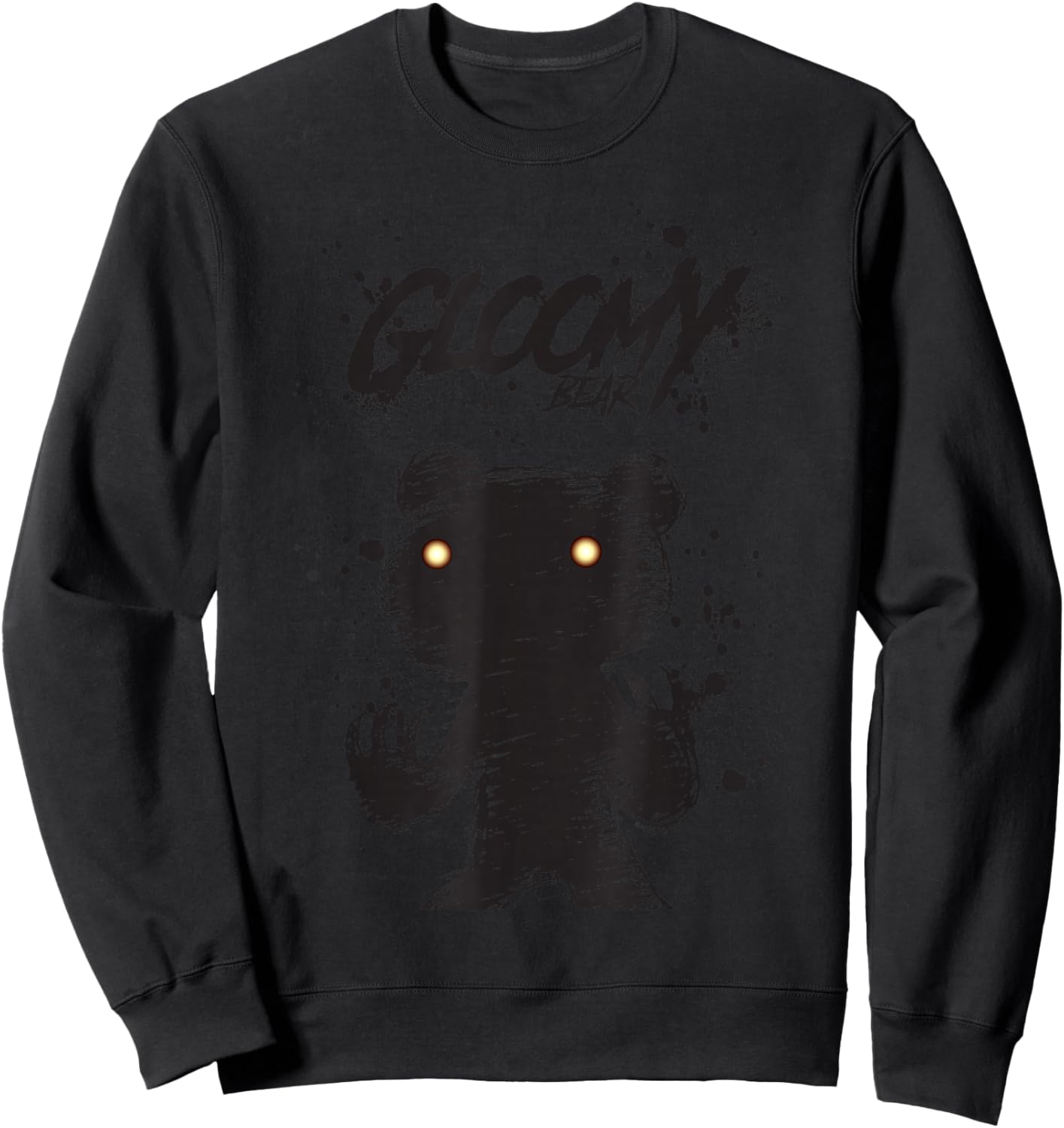 Gloomy Bear Naughty Grizzly Black Shadow Abstraction Anime Sweatshirt - Sweatshirt | Black