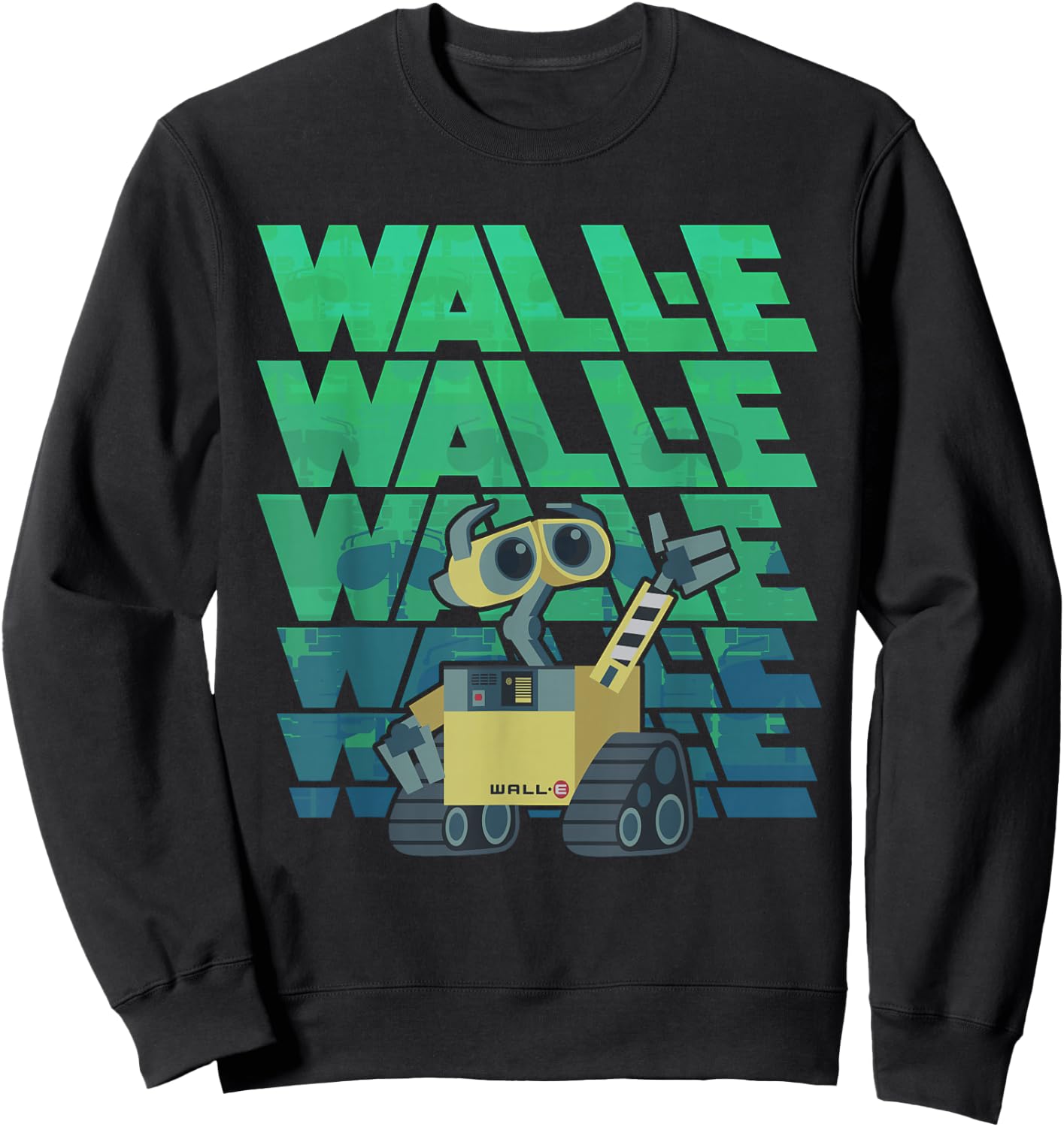 Disney Pixar Wall-E Robot Sweatshirt - Sweatshirt | Black