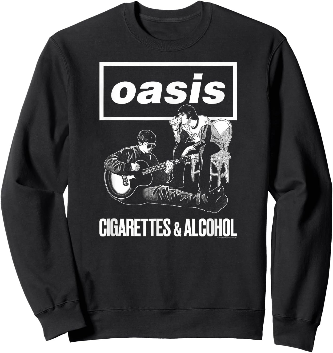 Oasis – Cigarettes and Alcohol Sweatshirt - Sweatshirt | Black