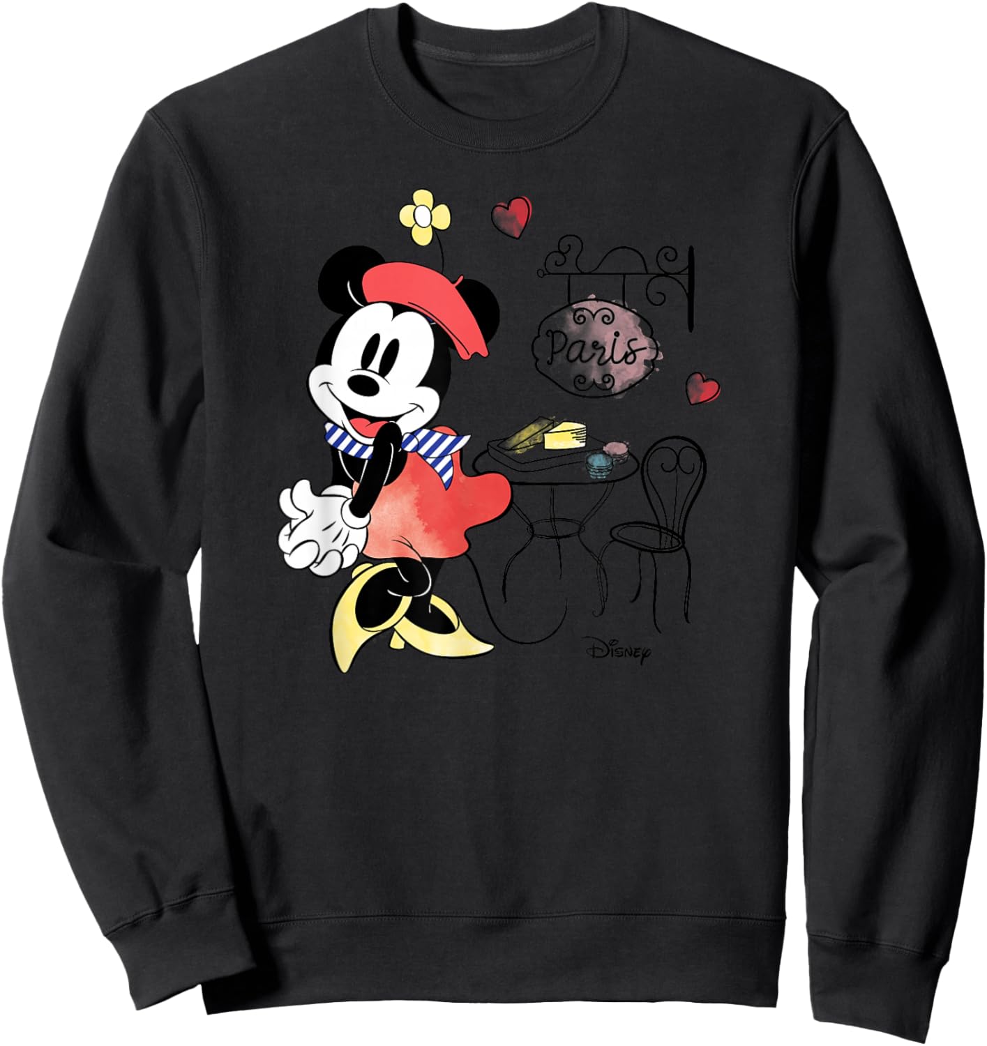 Disney - Minnie Paris Sweatshirt - Sweatshirt | Black