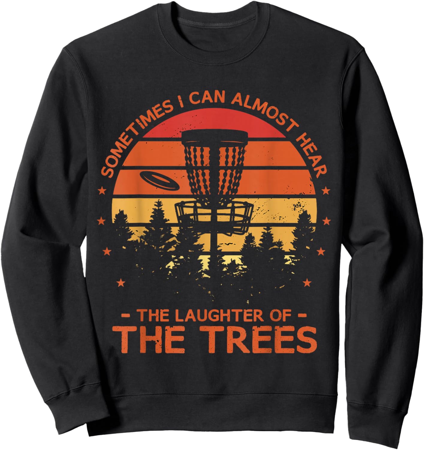 Funny Frisbee Golf Disc Golfer Sweatshirt - Sweatshirt | Black