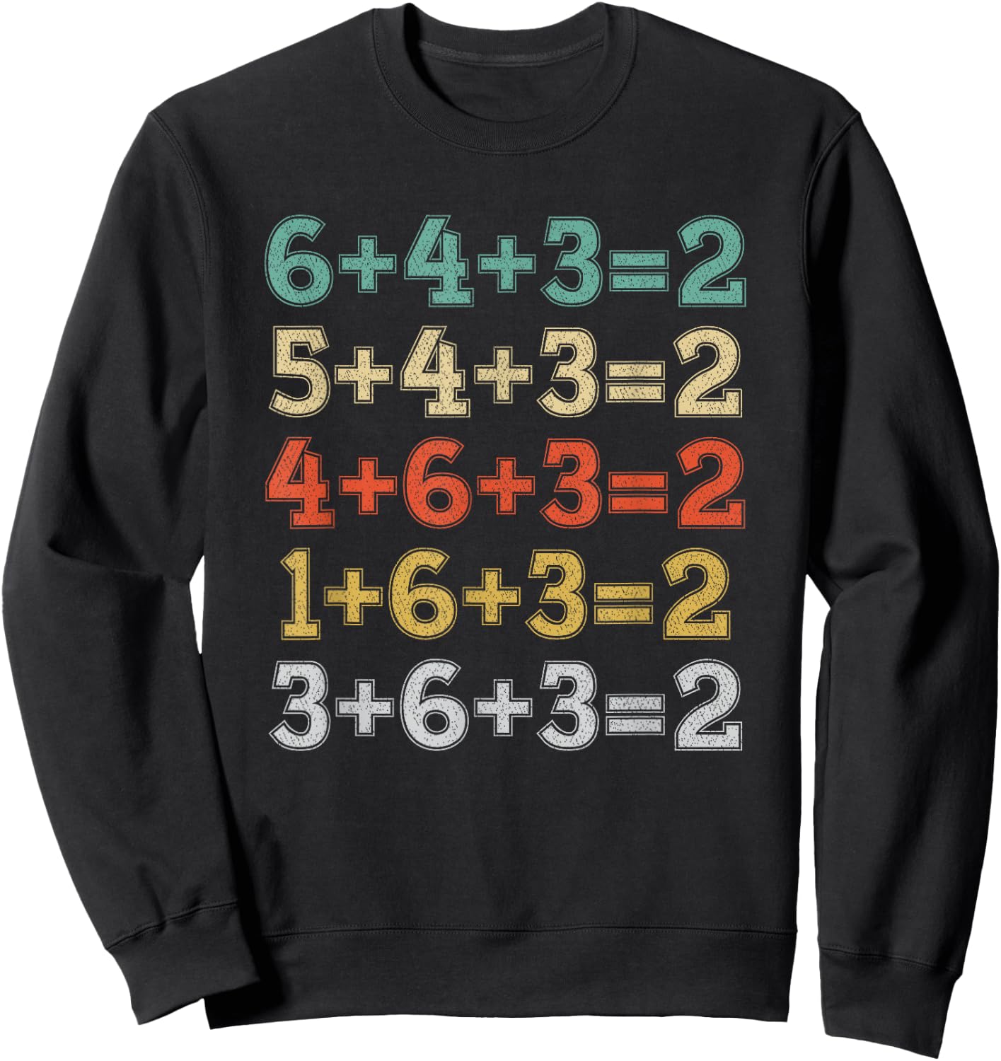 Baseball Math Sports Funny Double Play Teacher School 2022 Sweatshirt - Sweatshirt | Black