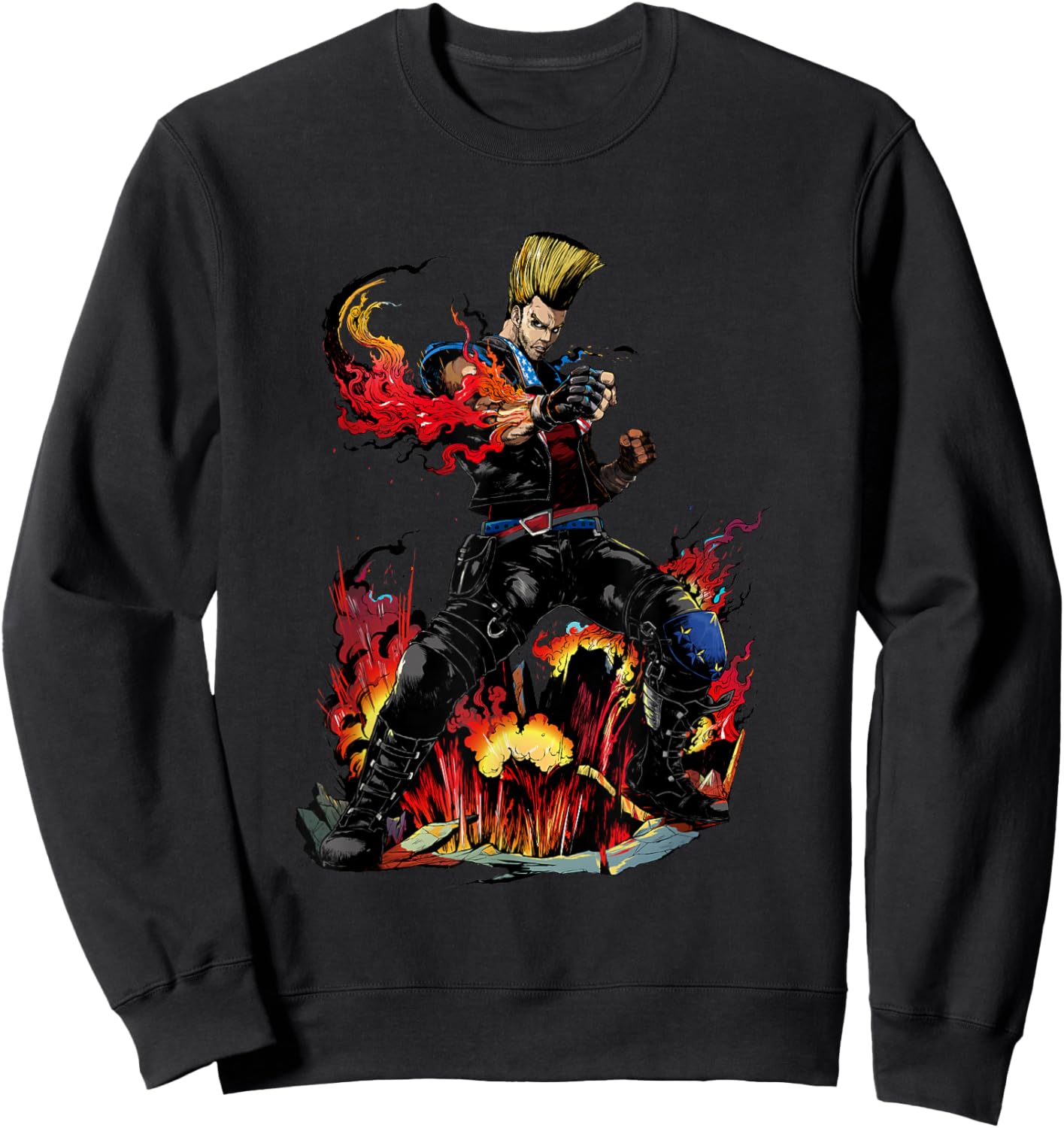 Bandai Namco Entertainment Inc. TEKKEN7 PAUL 002 , Small, Black Sweatshirt - Sweatshirt | Black