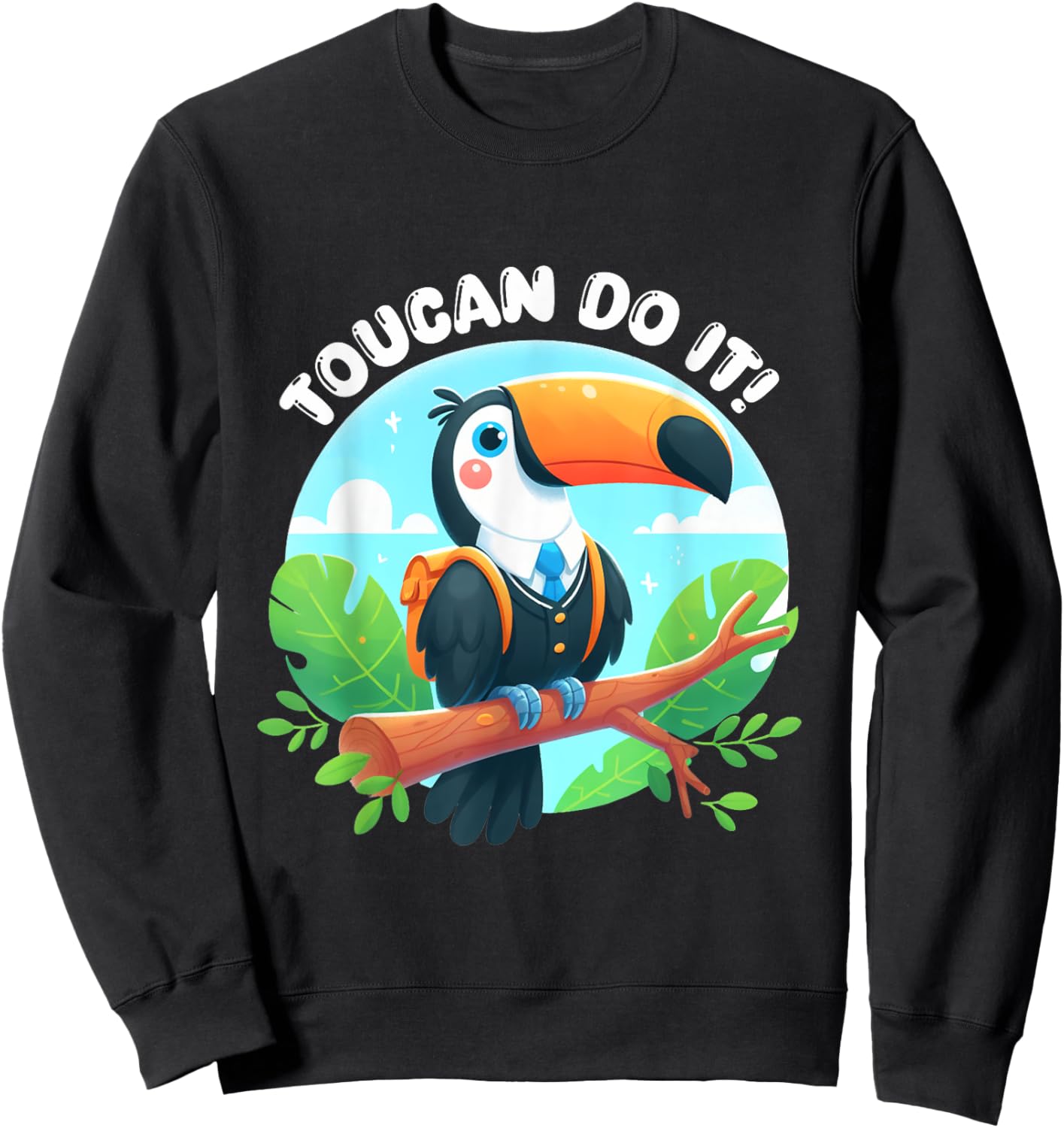 Toucan Dot It Cute Toucan Bird Test Day Test Teacher Student Sweatshirt - Sweatshirt | Black