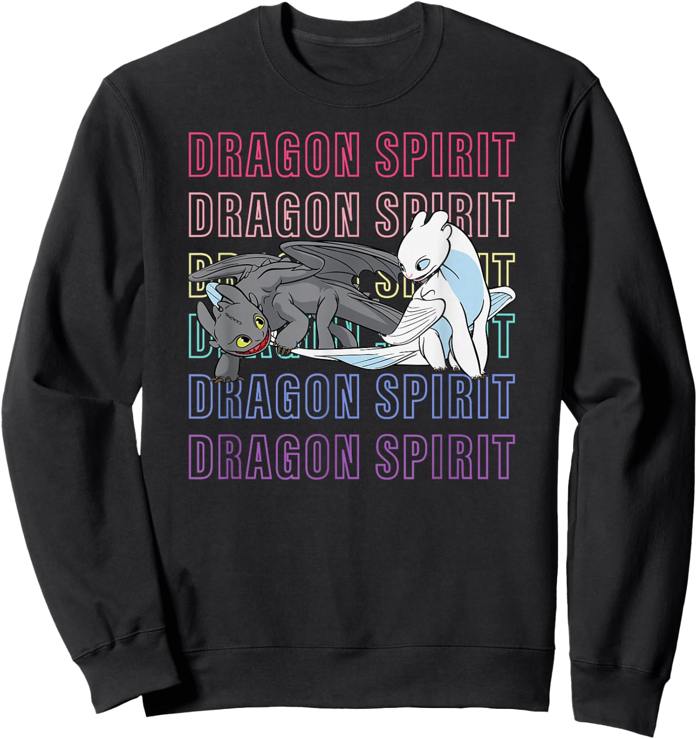 DreamWorks How To Train Your Dragon 3 Unstoppable Sweatshirt - Sweatshirt | Black