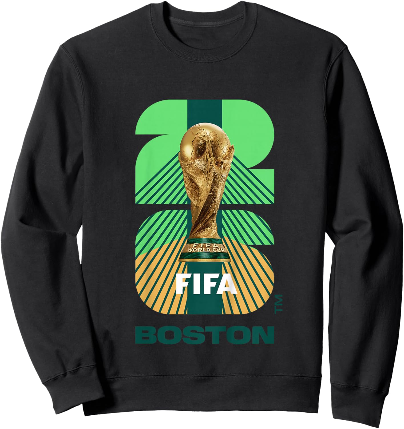 Kids FIFA World CUP26 Boston Trophy Color Sweatshirt - Sweatshirt | Black