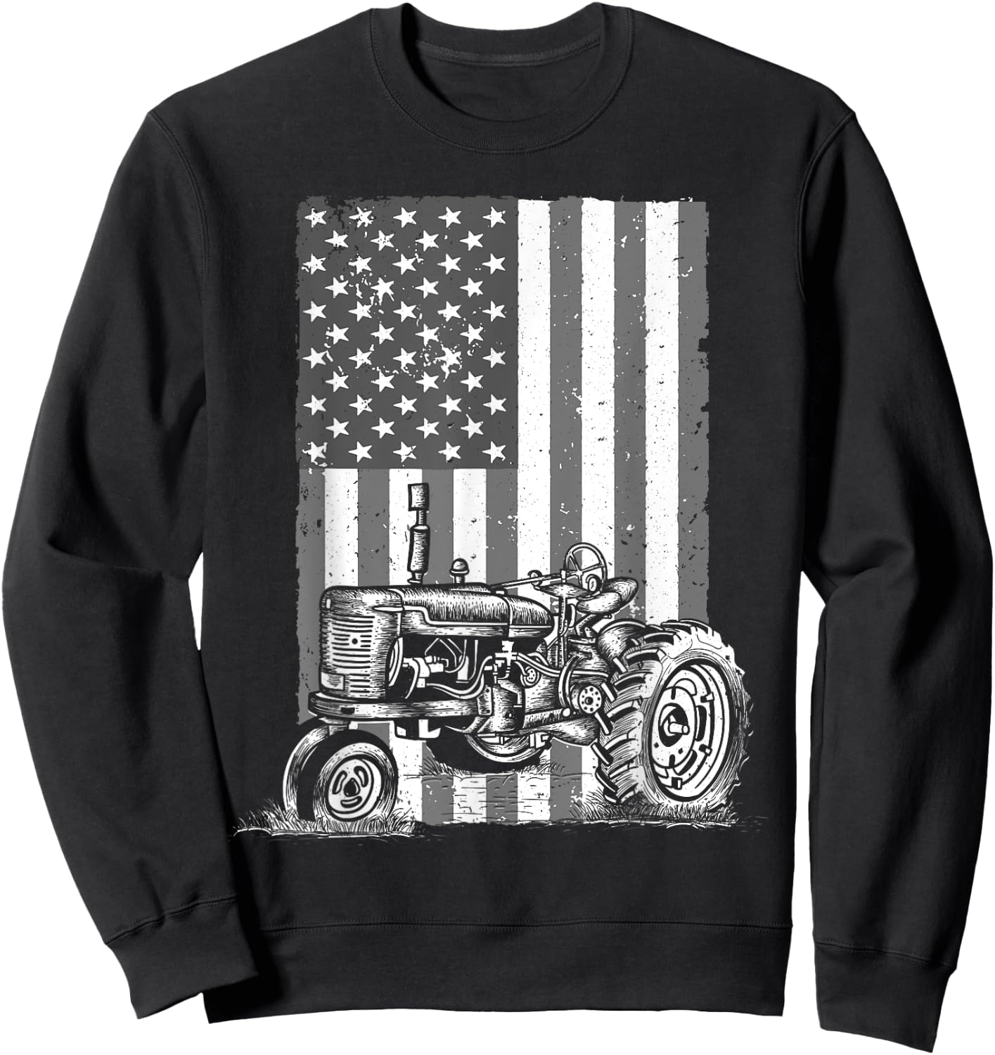 Cool Tractor Art Women Tractor Farmer Farming Farm Sweatshirt - Sweatshirt | Black