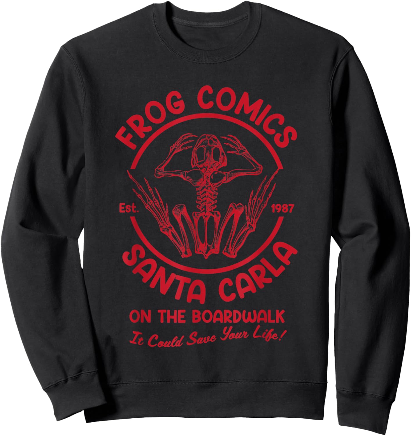 Frog Brothers Comics - Santa Carla Sweatshirt - Sweatshirt | Black