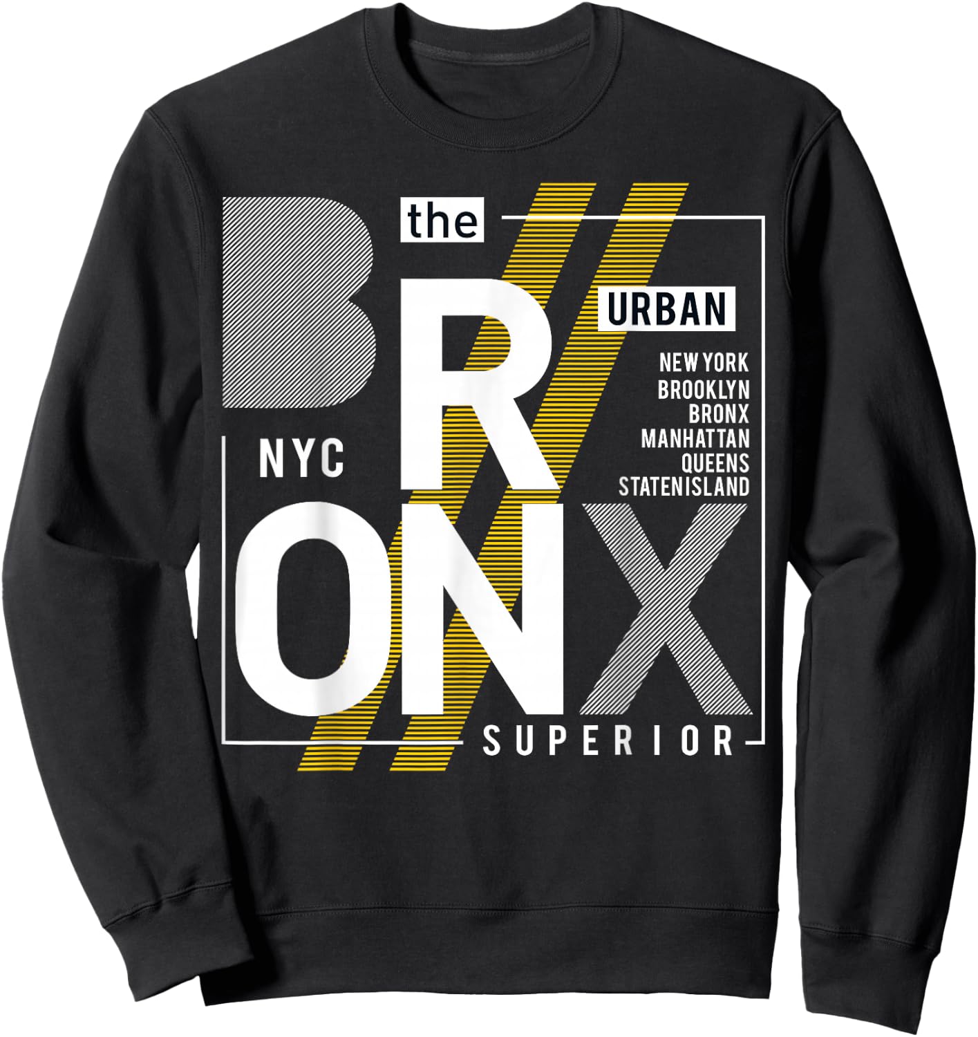 The Bronx shirts, I Love Bronx, The Bronx New York City Sweatshirt - Sweatshirt | Black