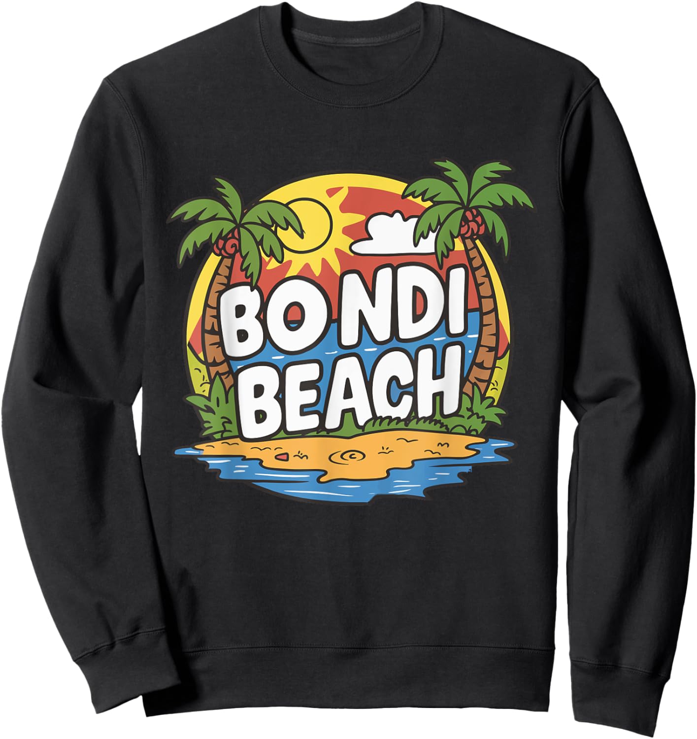 Bondi Beach Australia Sweatshirt - Sweatshirt | Black