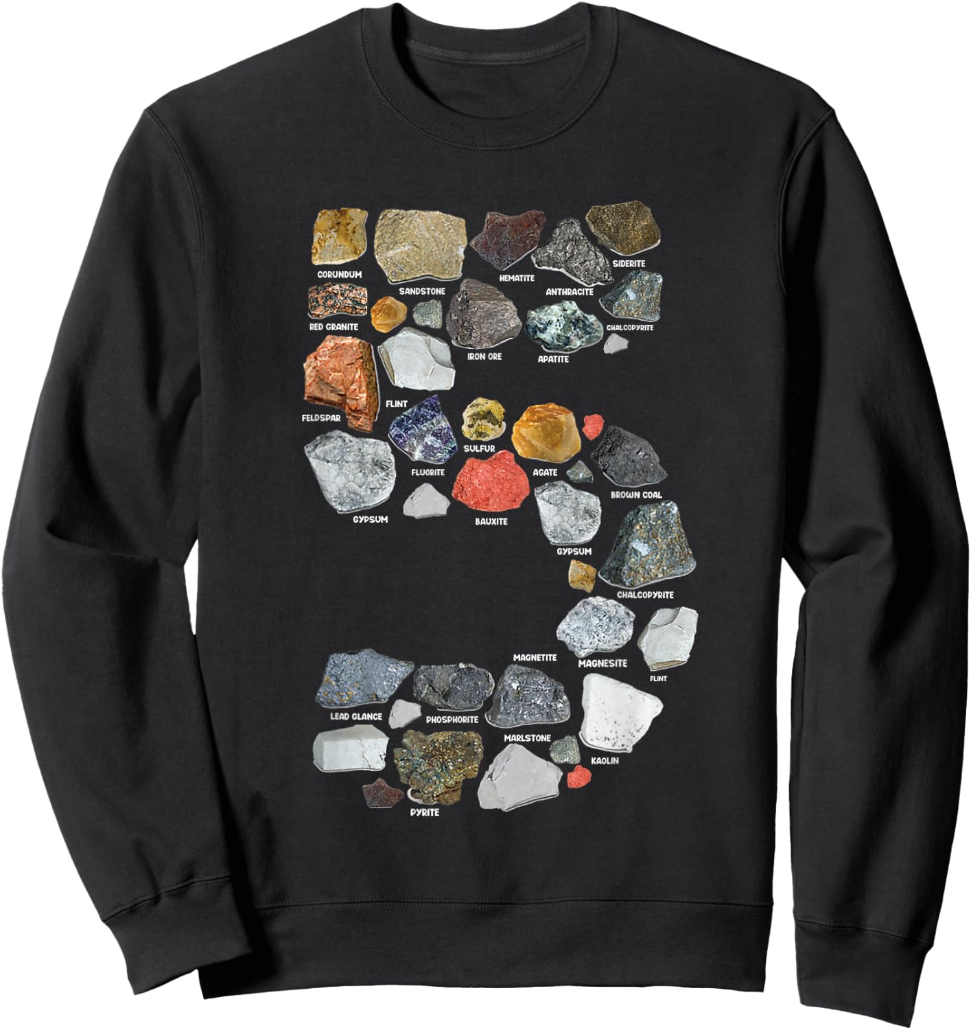 Geology 5 years Old Rock Collecting 5th Birthday Sweatshirt - Sweatshirt | Black
