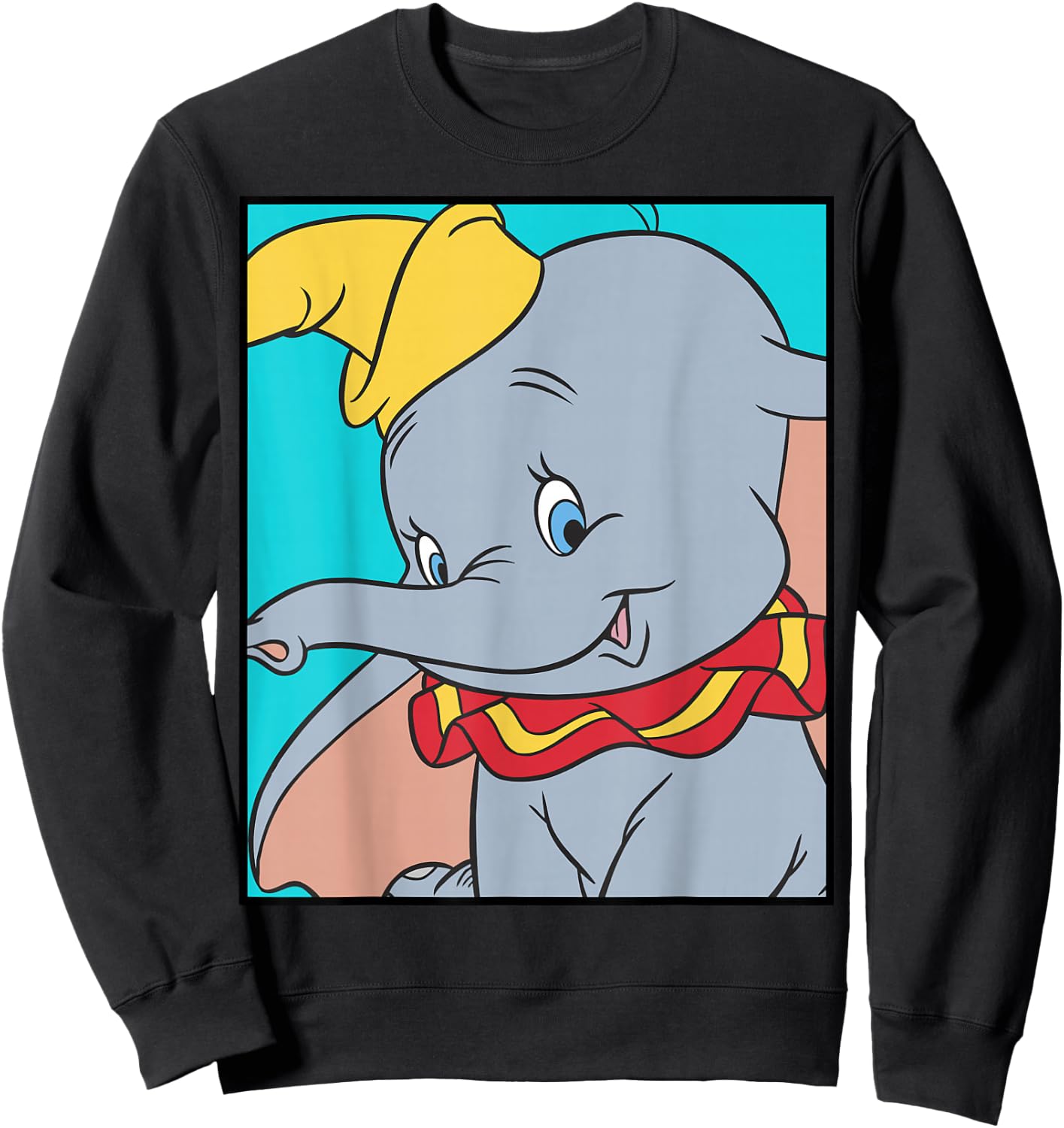 Disney Dumbo Portrait Box Sweatshirt - Sweatshirt | Black