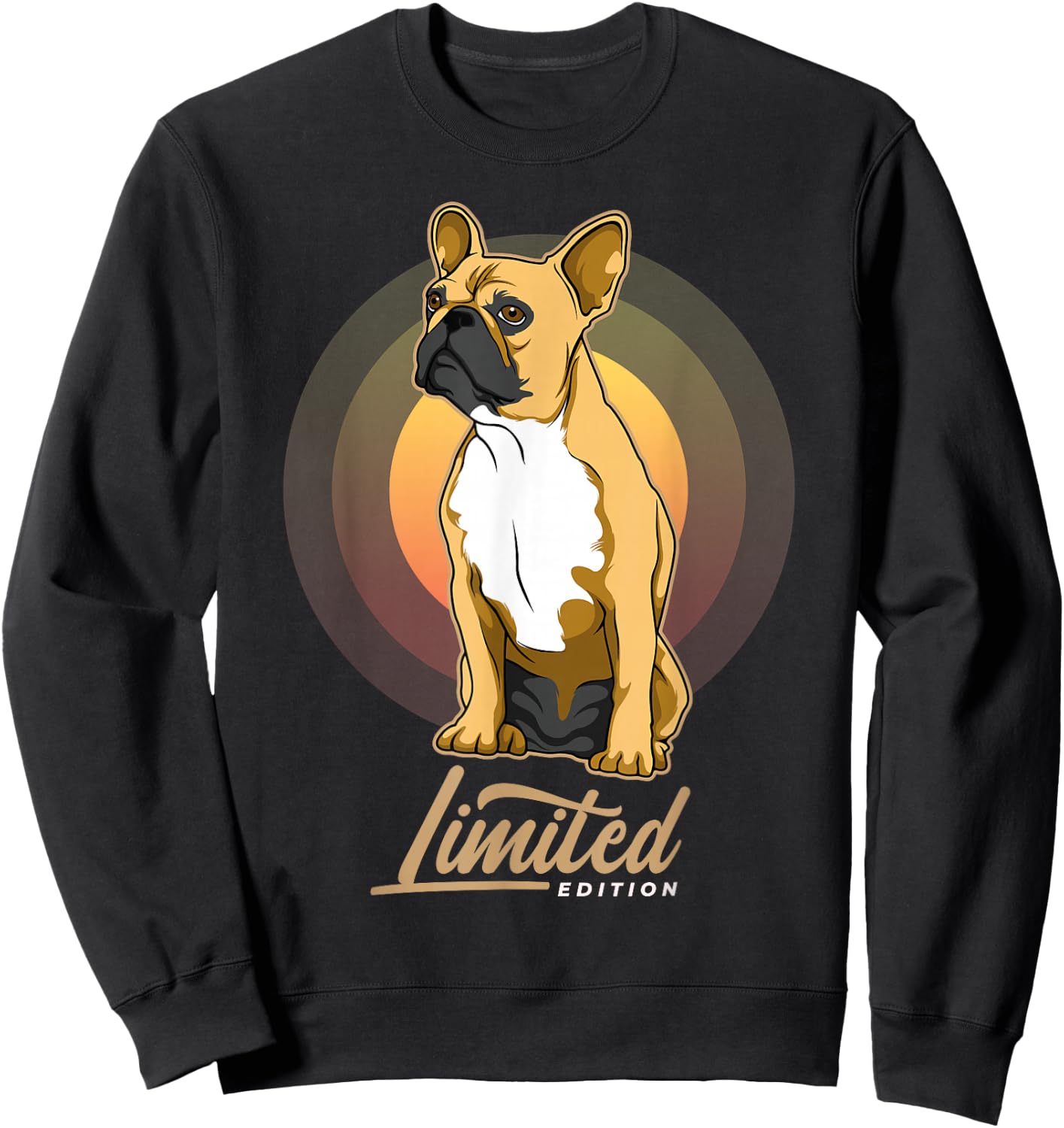French Bulldog Frenchie Dog Sweatshirt - Sweatshirt | Black