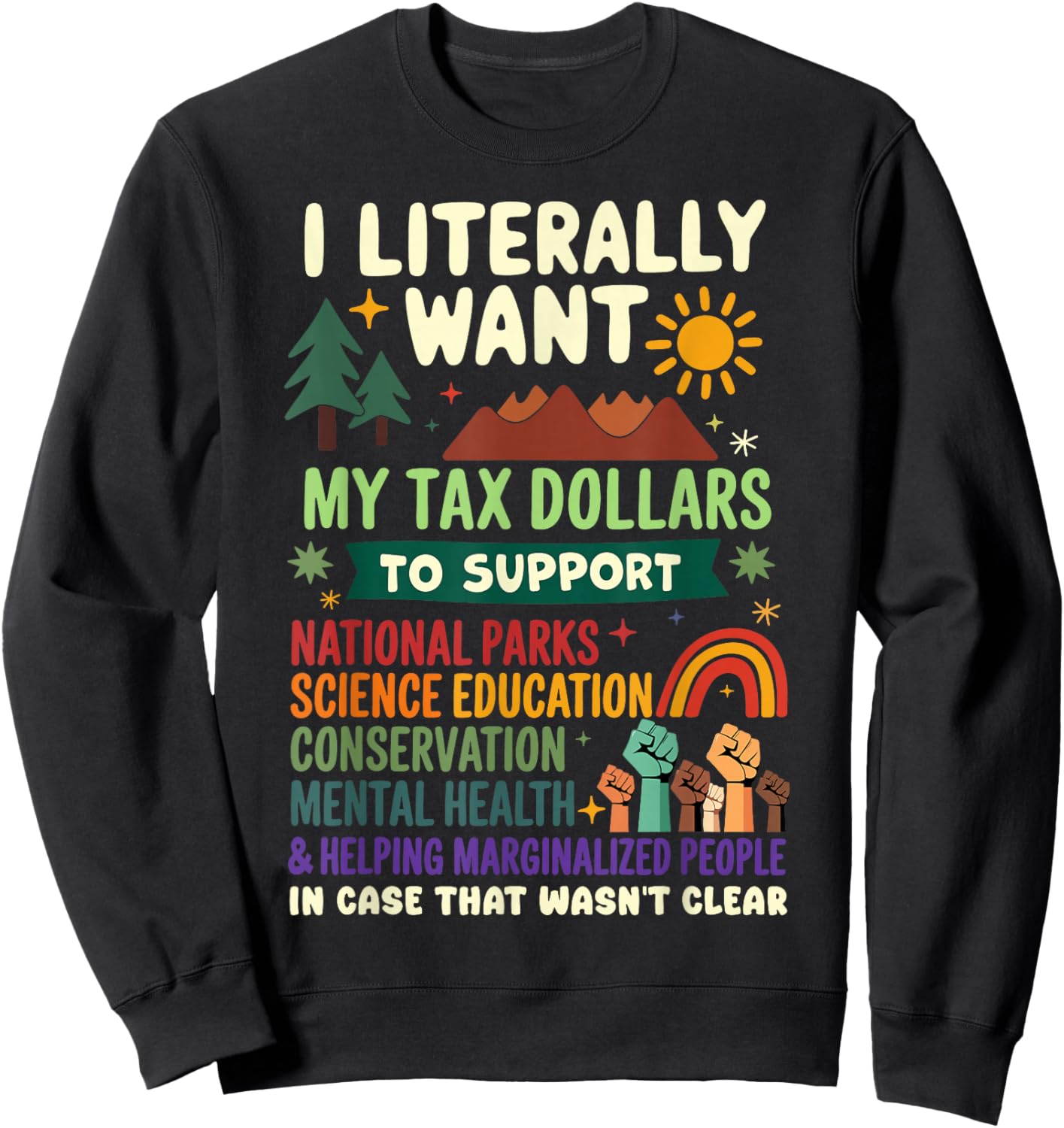 National Parks Sweatshirt - Sweatshirt | Black