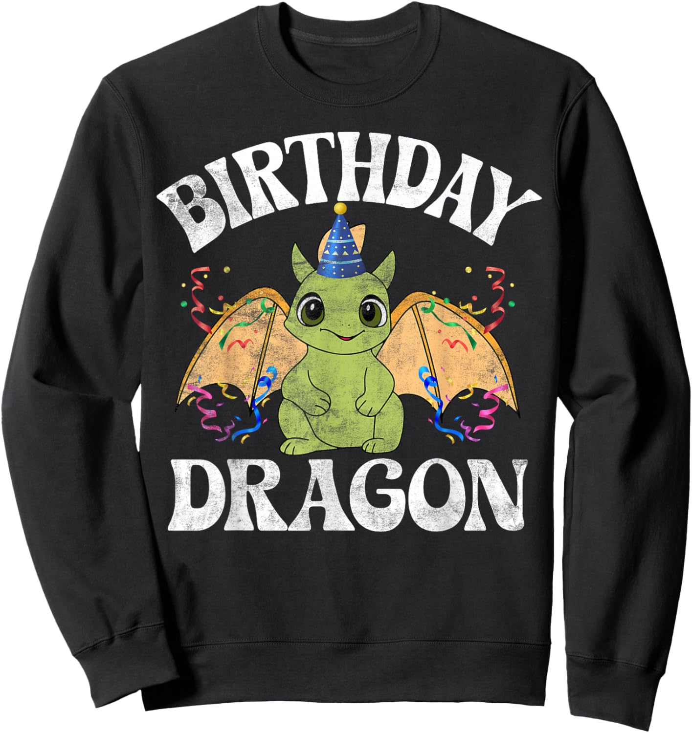 Birthday Dragon Sweatshirt - Sweatshirt | Black