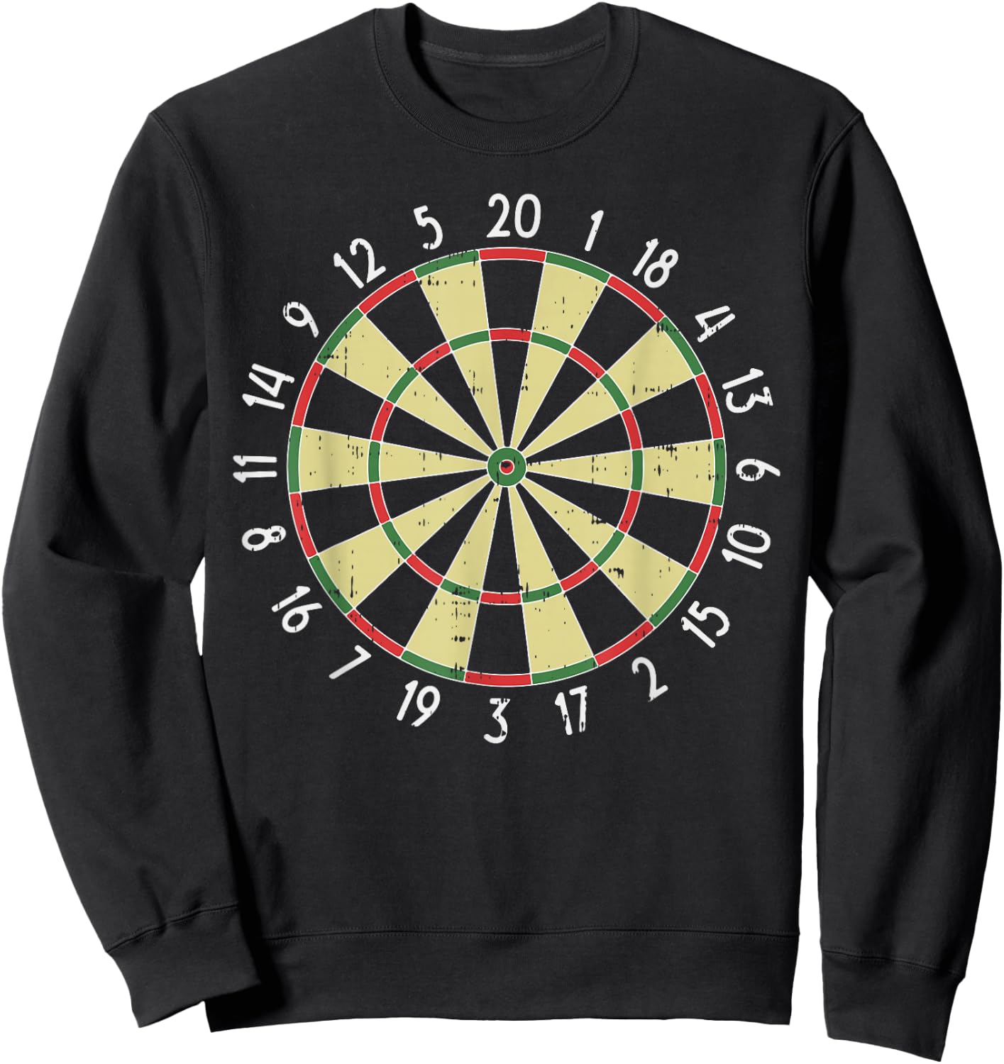 Dartboard Shirt Halloween Dart Game Sports Lazy Costume Sweatshirt - Sweatshirt | Black