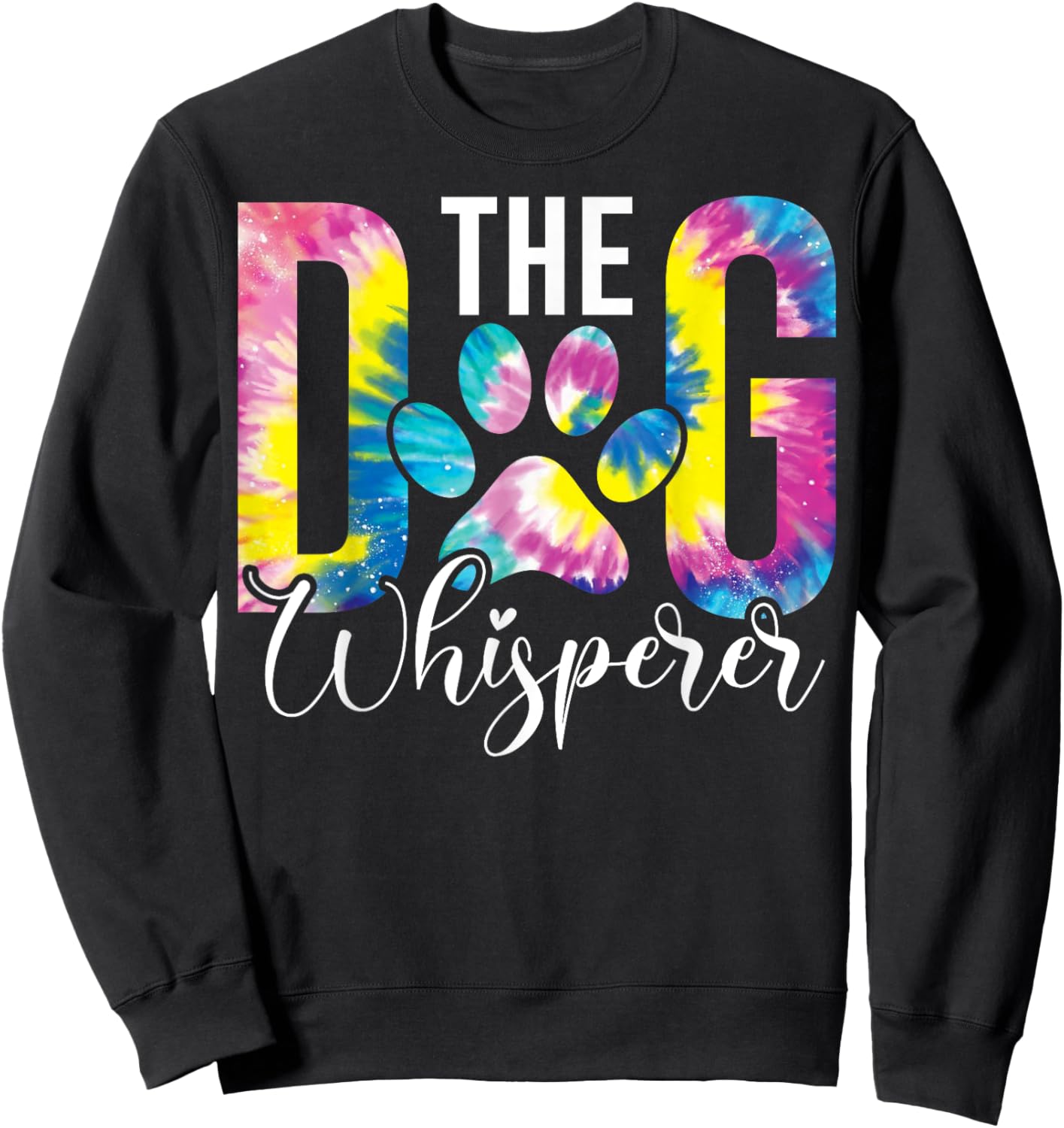 The Dog Whisperer Dog Lover Pet Owner Agility Handler Men Women Girls Kids Sweatshirt - Sweatshirt | Black