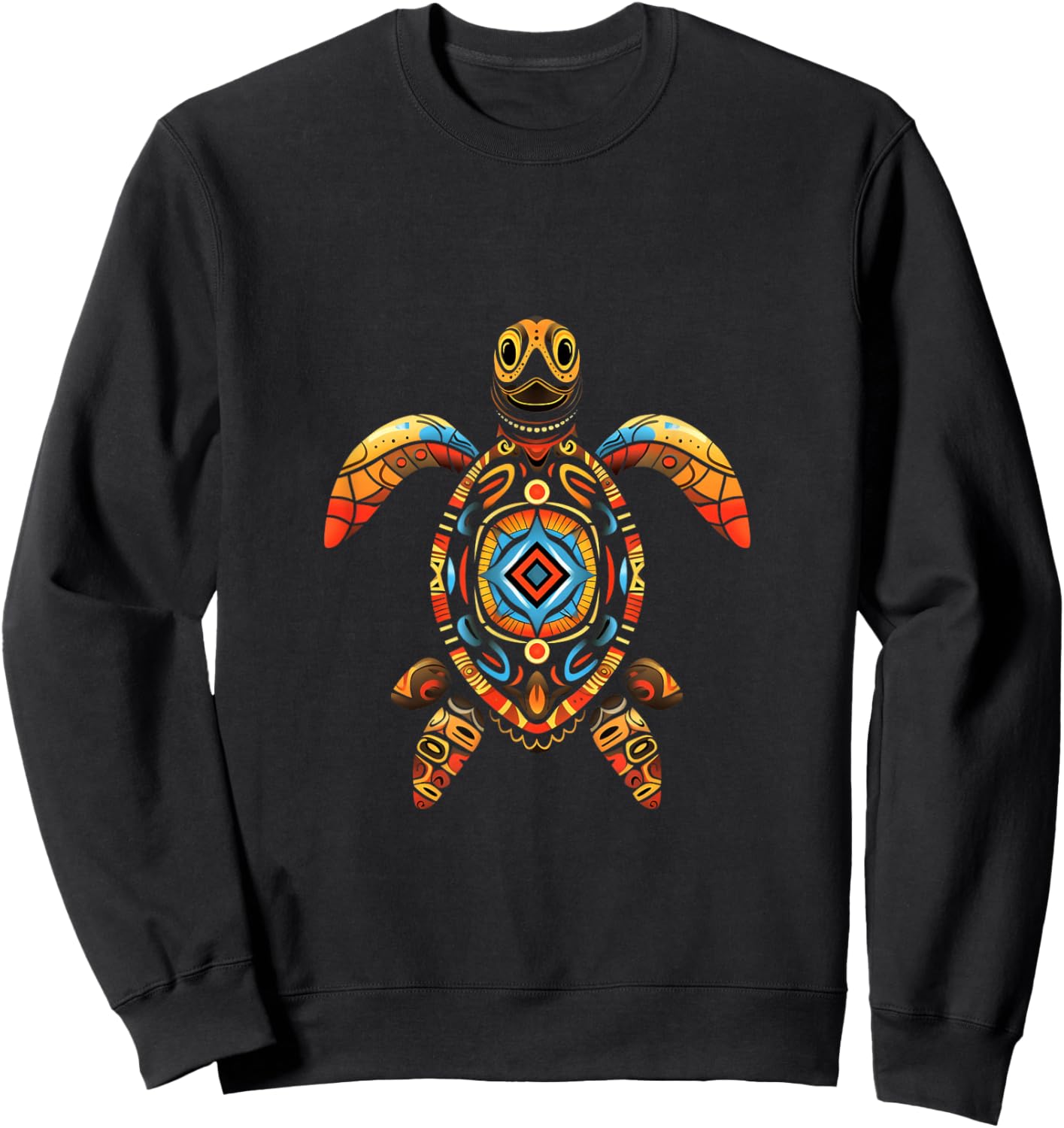 Sea Turtle Indian Tribes Indian Tribes Indian Tribes Indigenous Sweatshirt - Sweatshirt | Black
