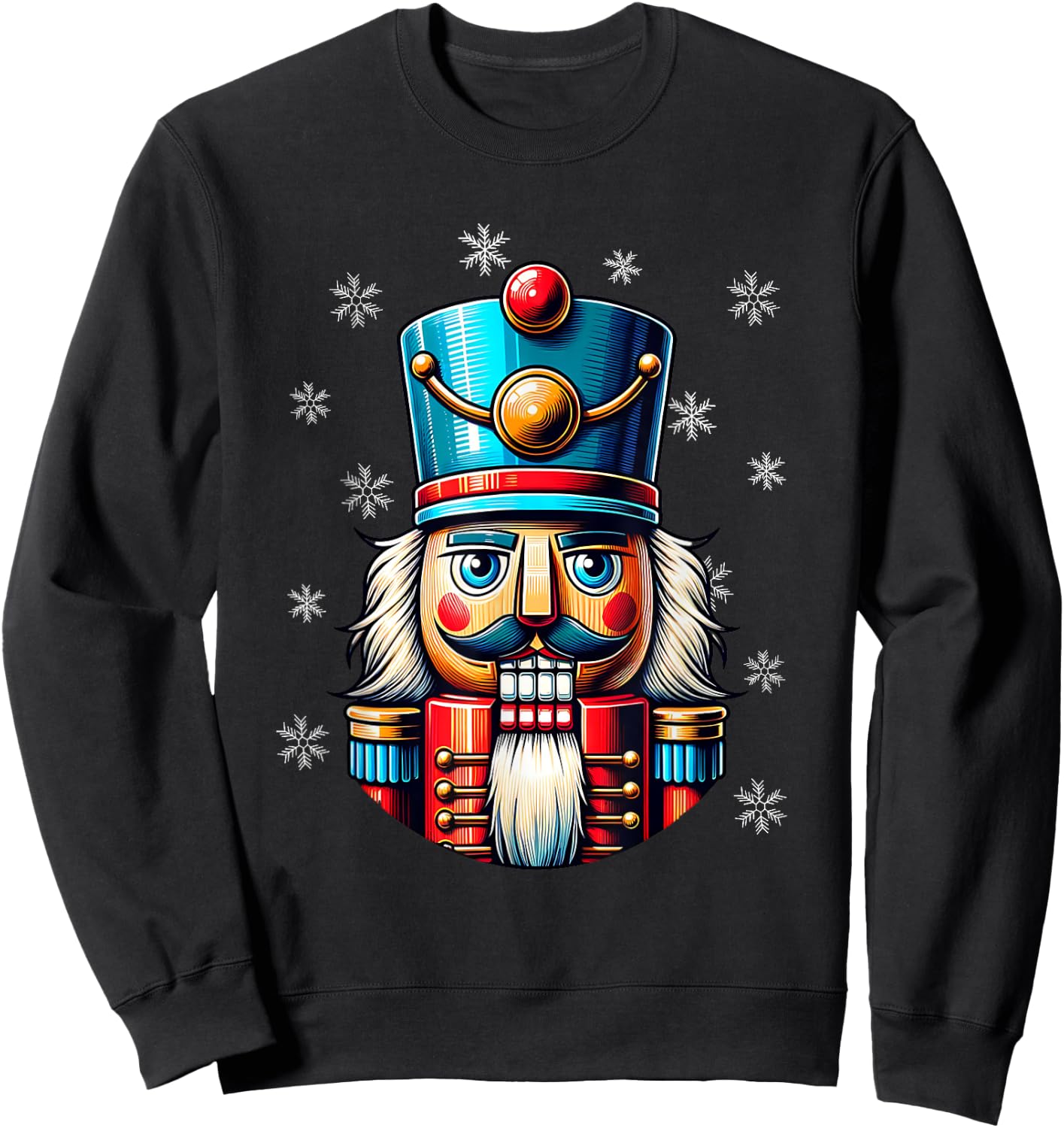 Christmas Nutcracker Men Women Nutcrackers Xmas Sweatshirt - Sweatshirt | Black