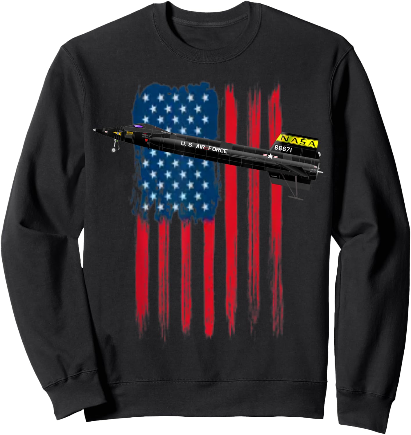 The North American X-15. Air Force aviation at its best. Sweatshirt - Sweatshirt | Black