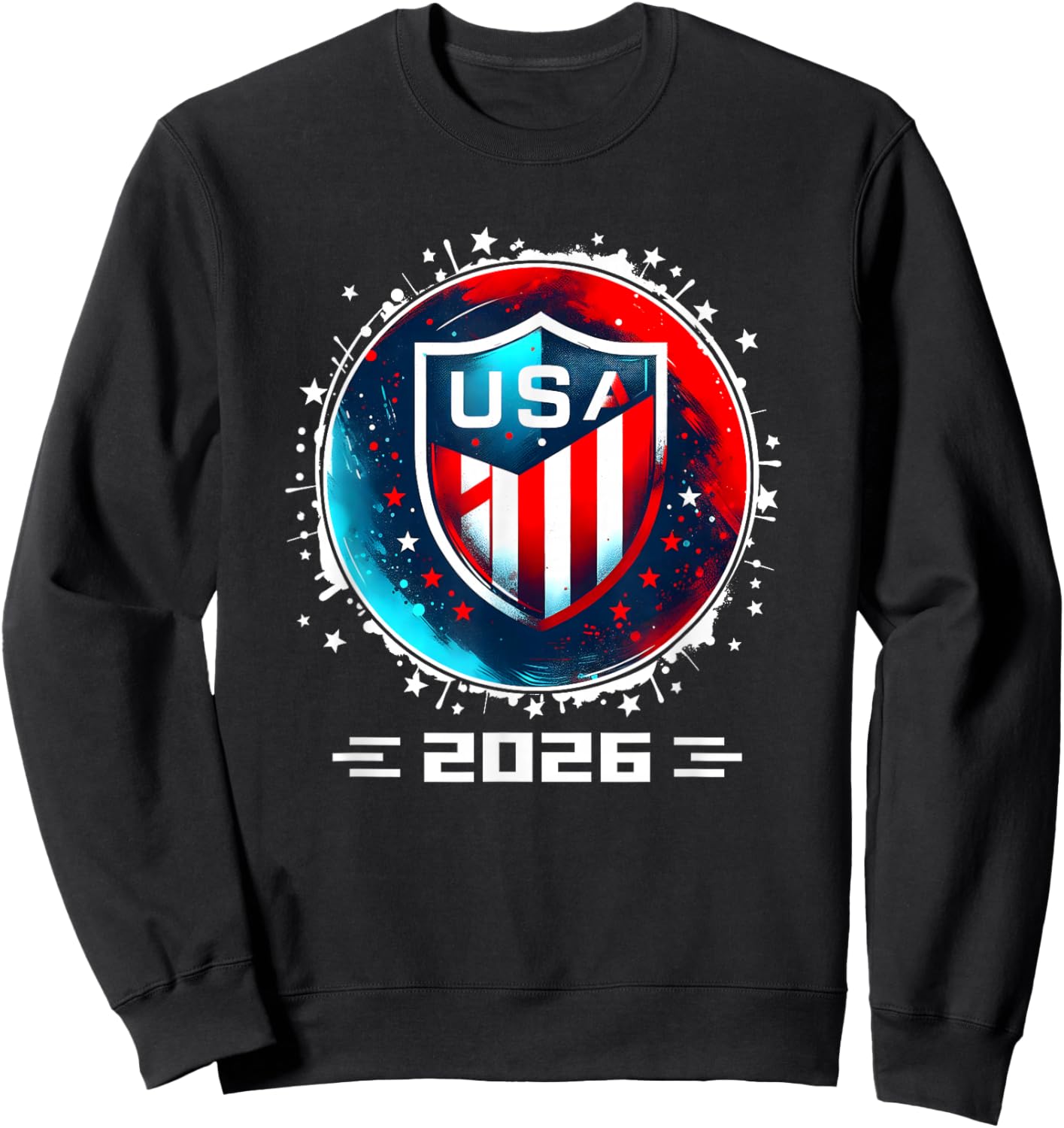 USA 2026 Go United States Sport USA Team 2026 USA Sweatshirt - Sweatshirt | Black