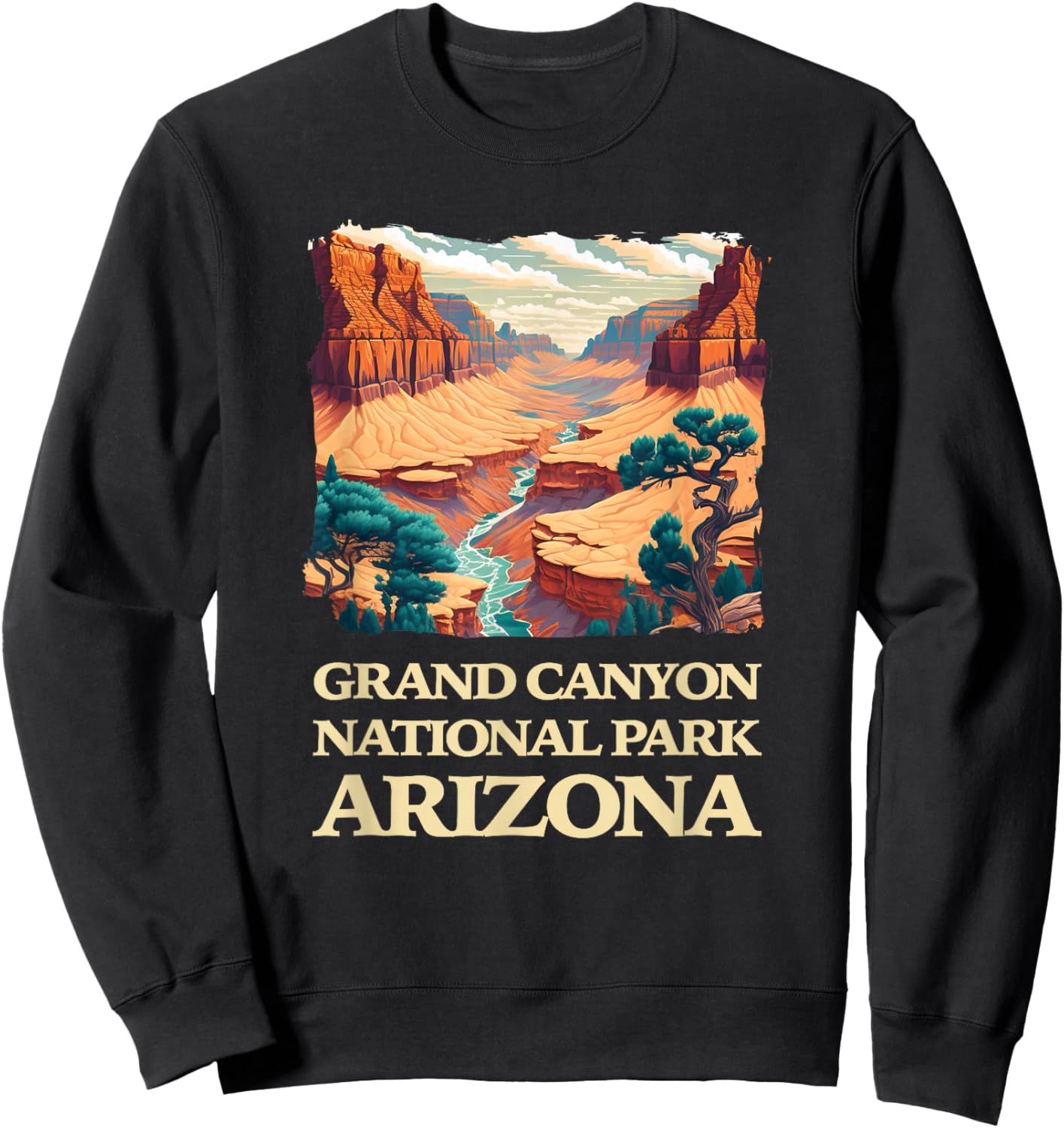 Grand Canyon Sweatshirt - Sweatshirt | Black