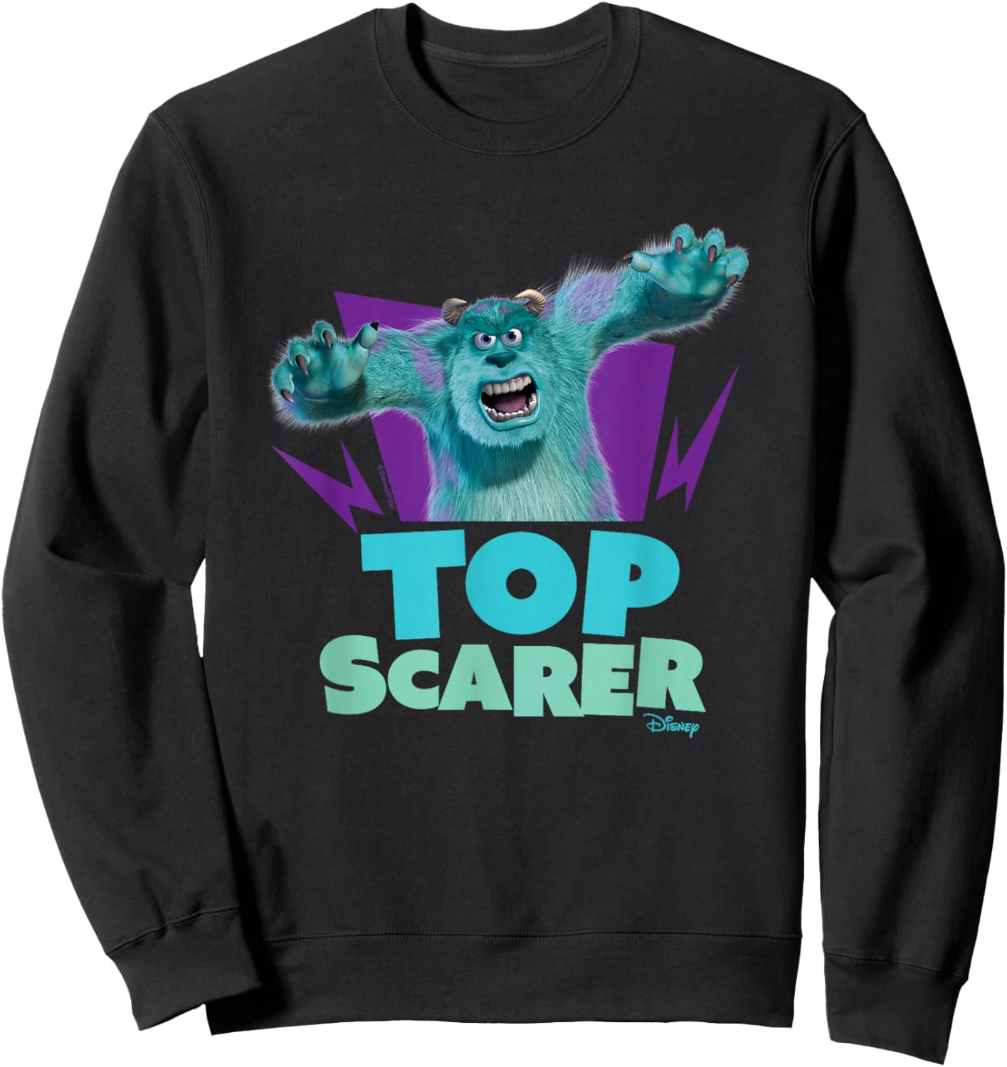 Monsters Inc - Sulley Top Scarer Sweatshirt - Sweatshirt | Black