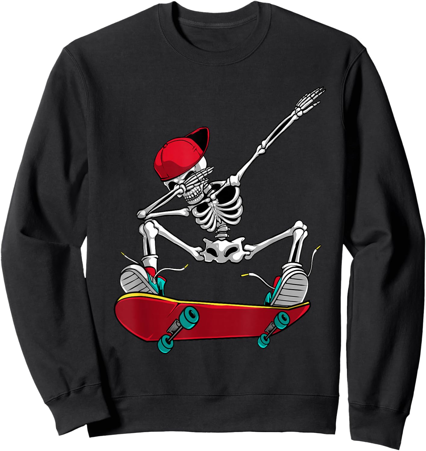 Cool Skateboarding Art Women Skateboard Skateboarder Small Sweatshirt - Sweatshirt | Black