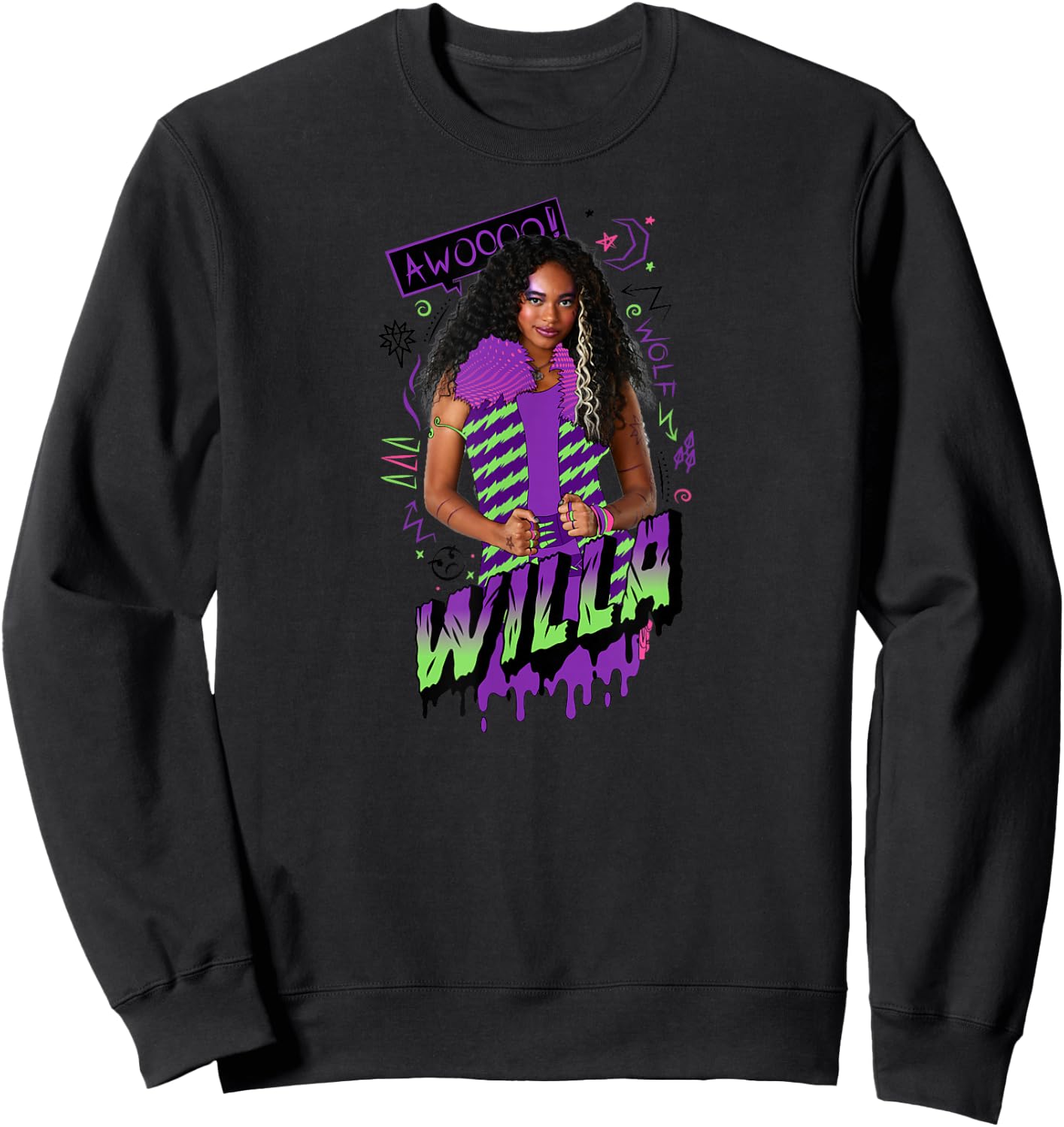 Zombies 2 - Willa Wolf Sweatshirt - Sweatshirt | Black