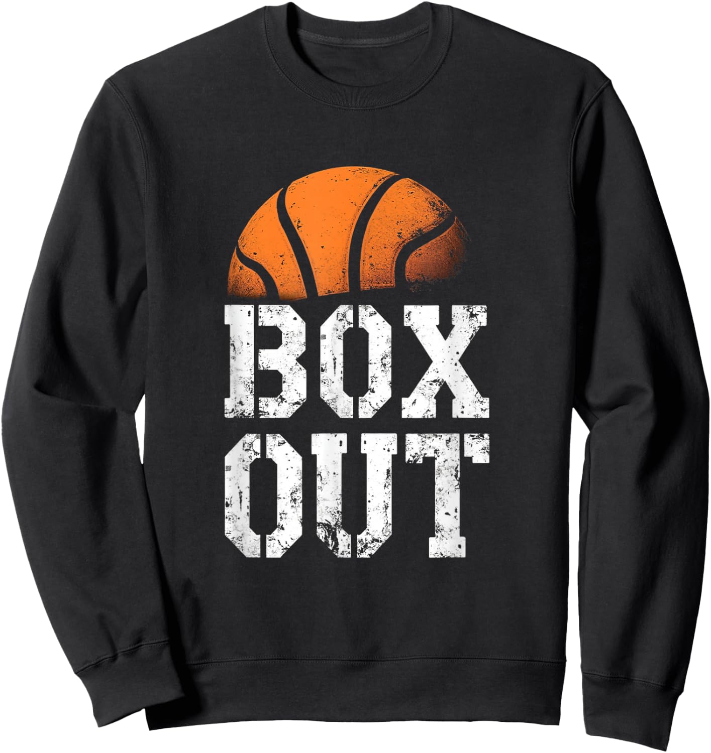 BOX OUT Basketball Sweatshirt - Sweatshirt | Black