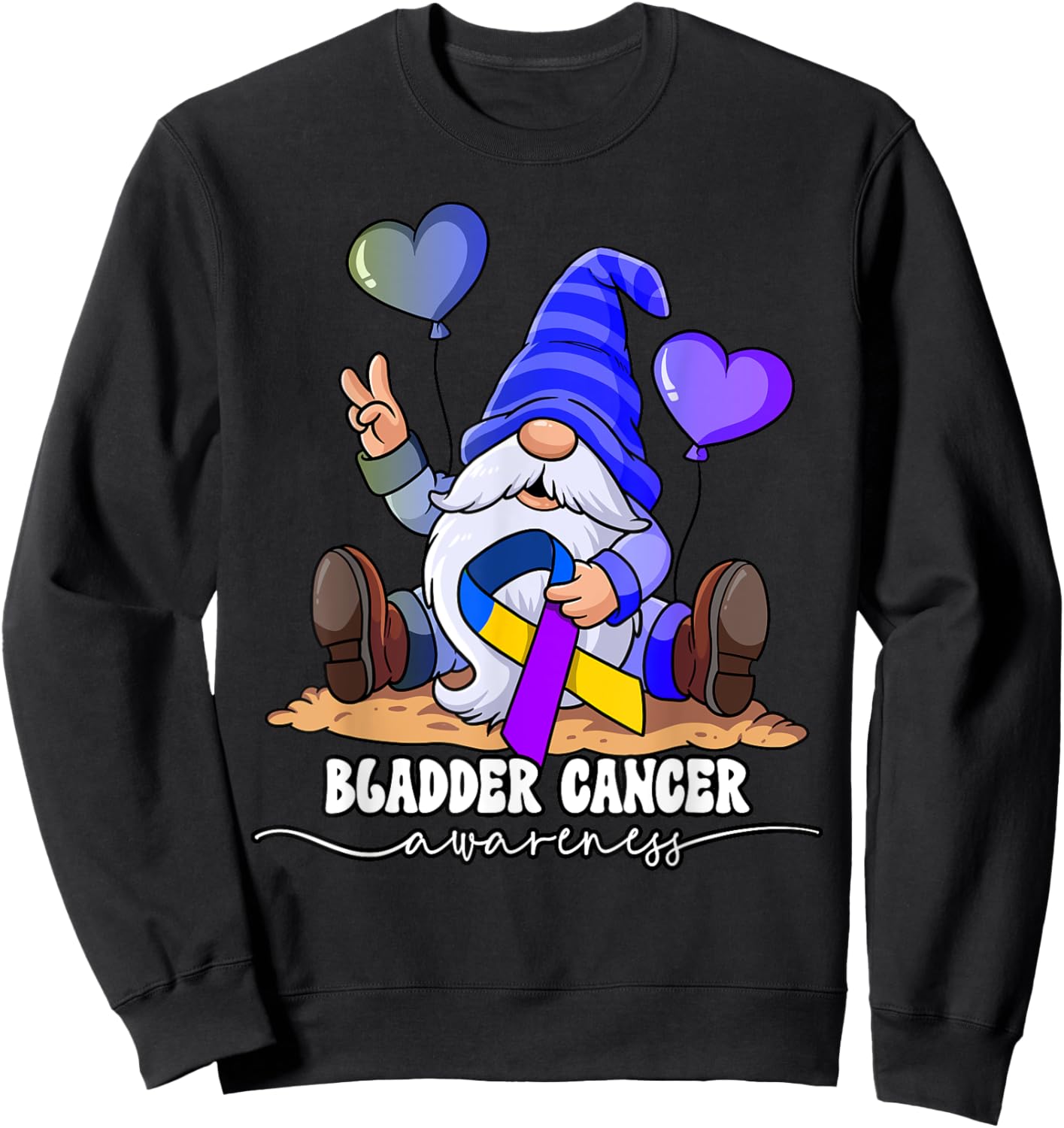 Bladder Cancer Awareness Sweatshirt - Sweatshirt | Black
