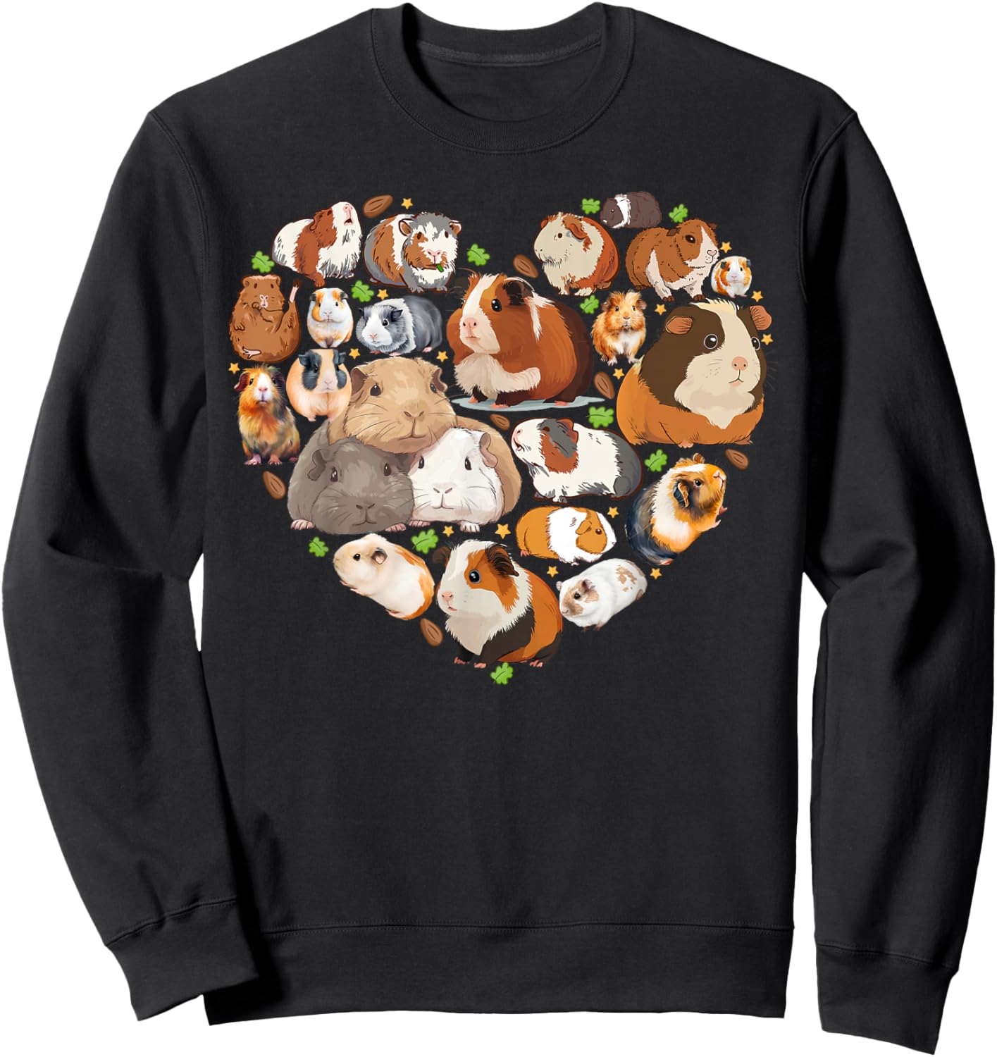 Guinea Pig Heart Sweatshirt - Sweatshirt | Black