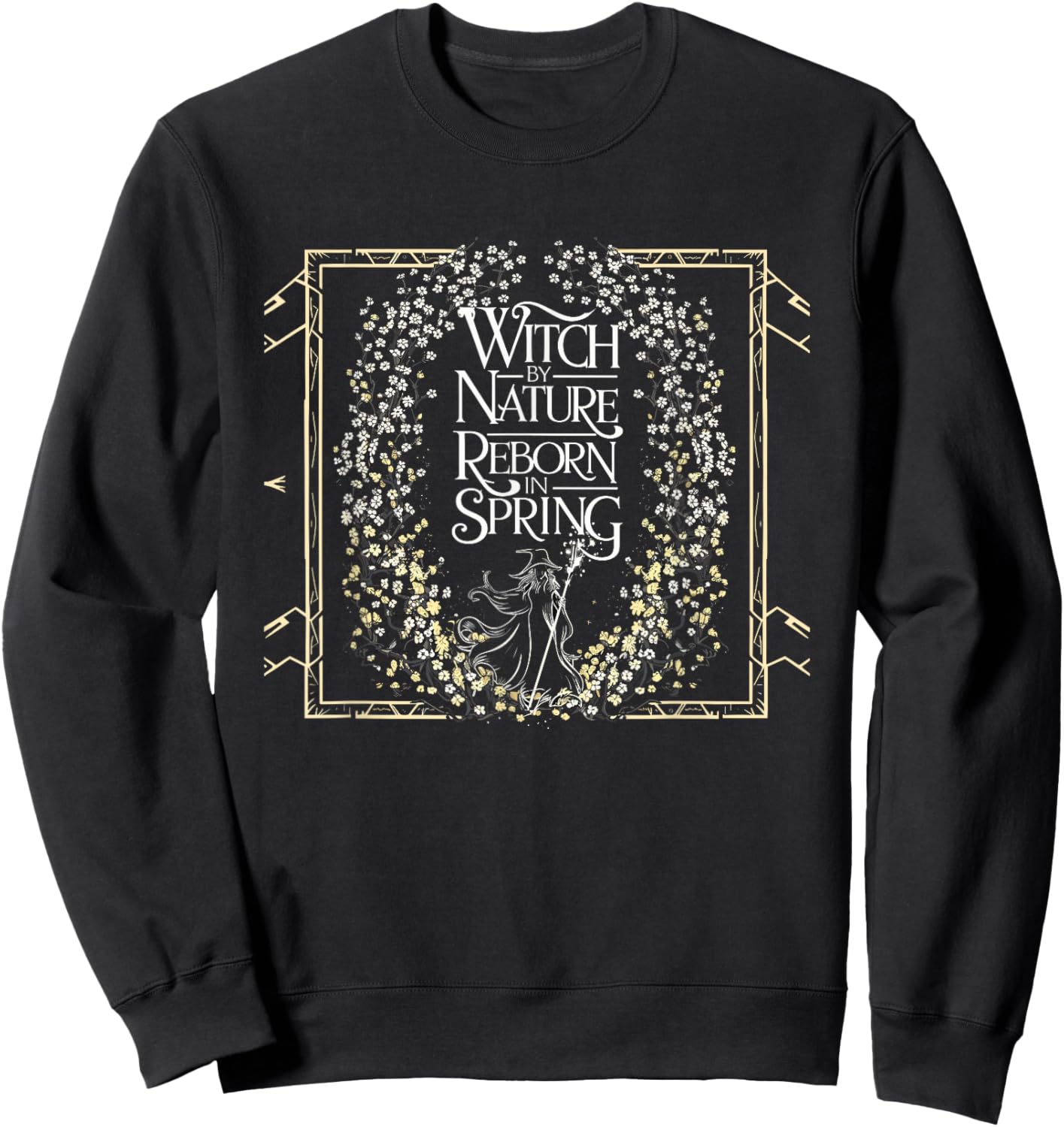 Easter Ostara Eostre Pagan Witchcraft Spring Moon Sweatshirt - Sweatshirt | Black
