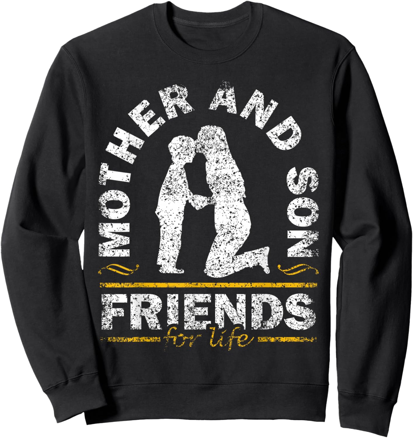 Mother And Son Friends For Life Mom Matching Mother Son Sweatshirt - Sweatshirt | Black