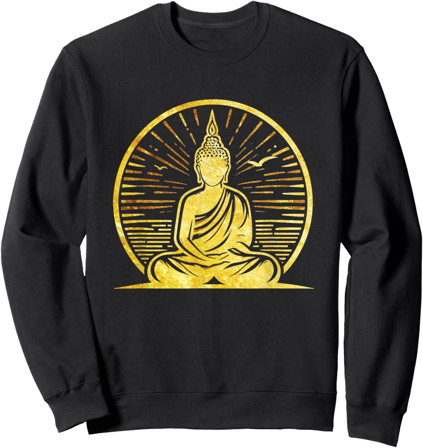 Buddha - Buddha Shirt Gift Buddhist Sweatshirt - Sweatshirt | Black