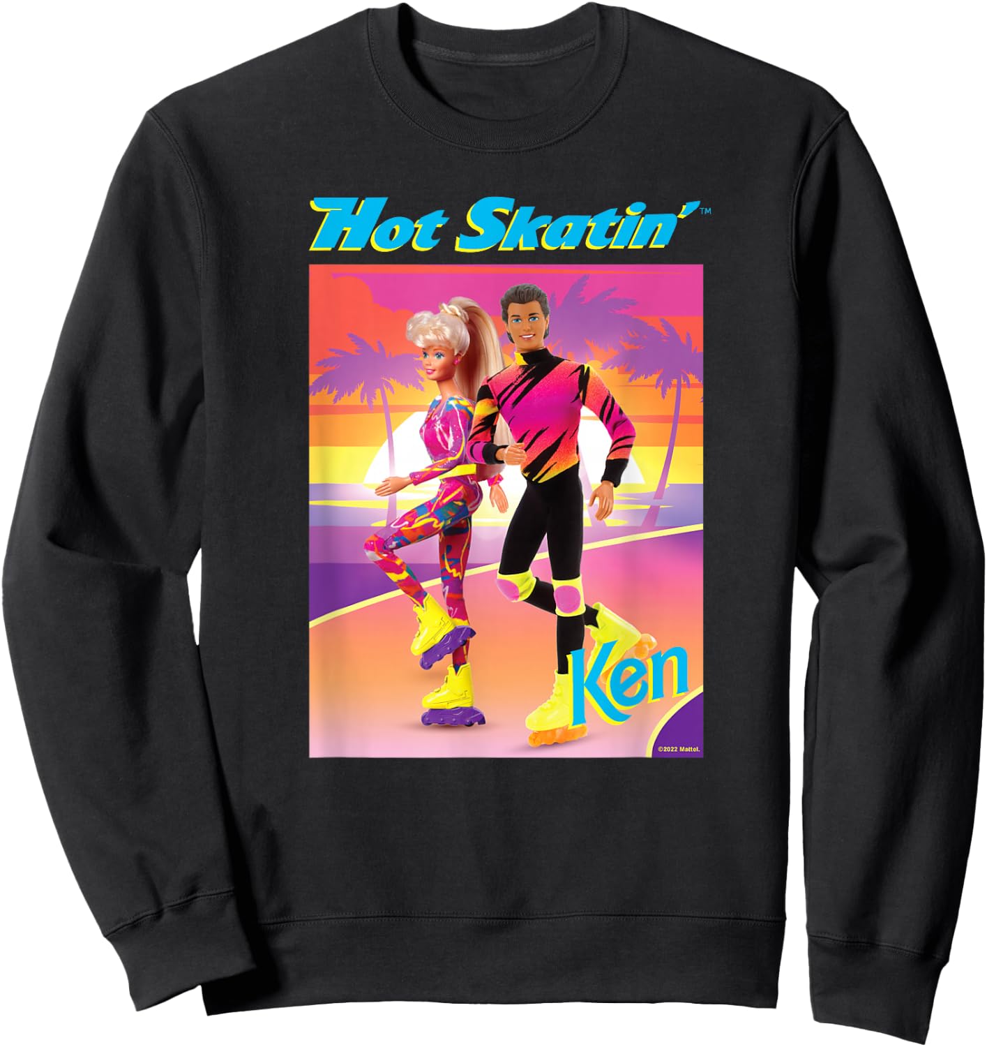 Barbie - Hot Skatin' Ken Sunset Sweatshirt - Sweatshirt | Black