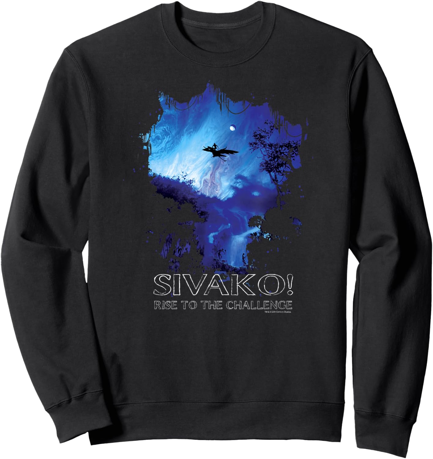 Avatar Sivako Rise To The Challenge Poster Sweatshirt - Sweatshirt | Black