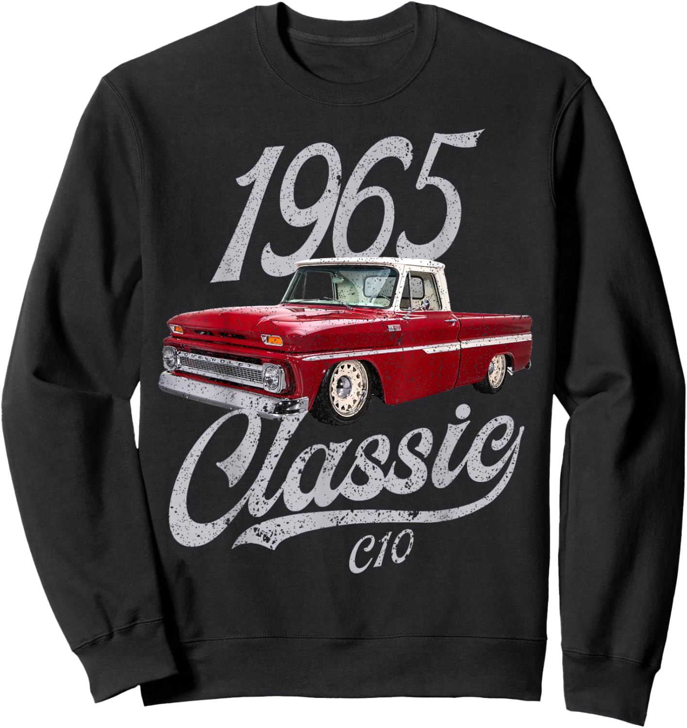 1965 65 c10 TRUCK Sweatshirt - Sweatshirt | Black