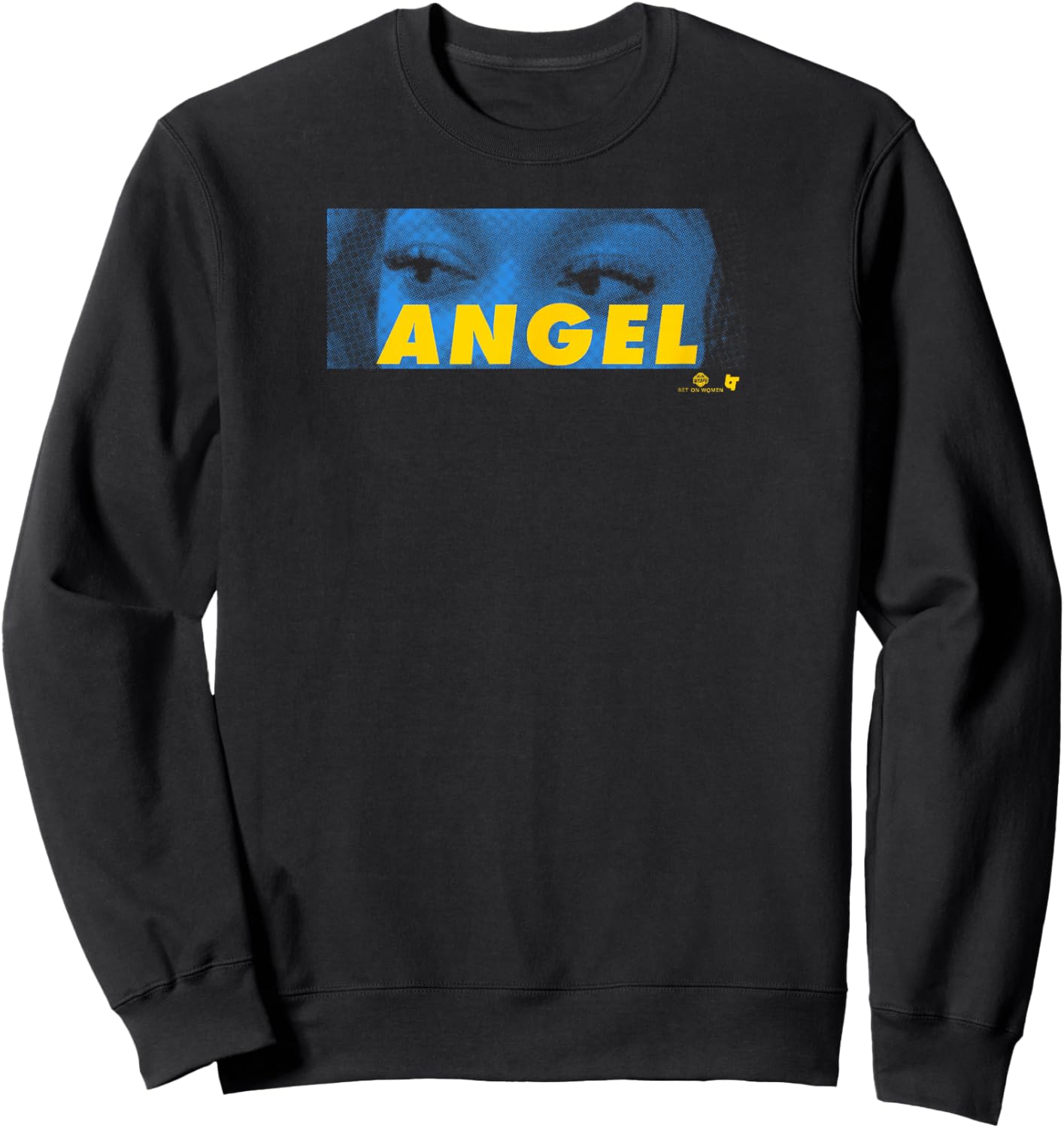 Angel Reese - Angel Eyes - Chicago Basketball Sweatshirt - Sweatshirt | Black