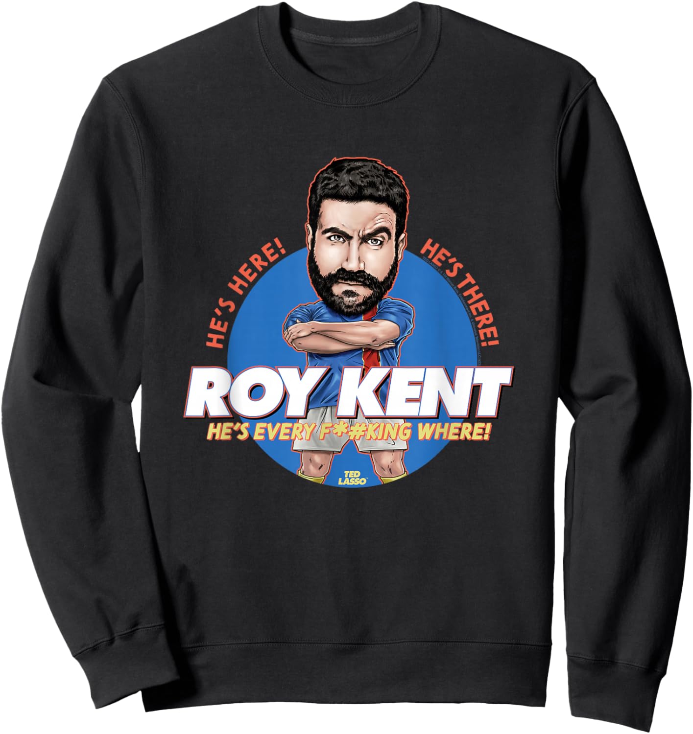 Ted Lasso Bobblehead Roy Kent Sweatshirt - Sweatshirt | Black