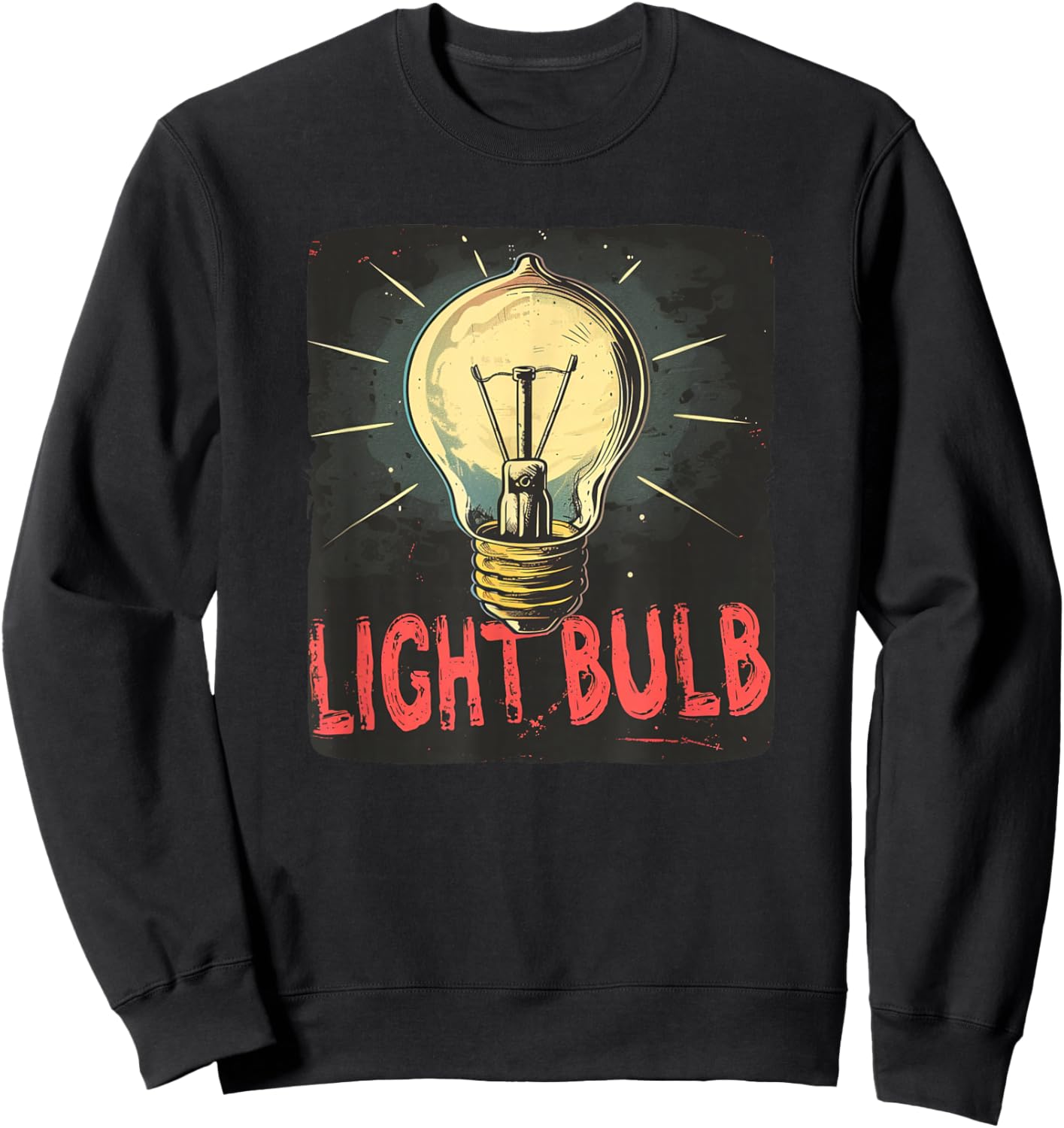 Cool light bulb Costume for Kids and Adults Sweatshirt - Sweatshirt | Black