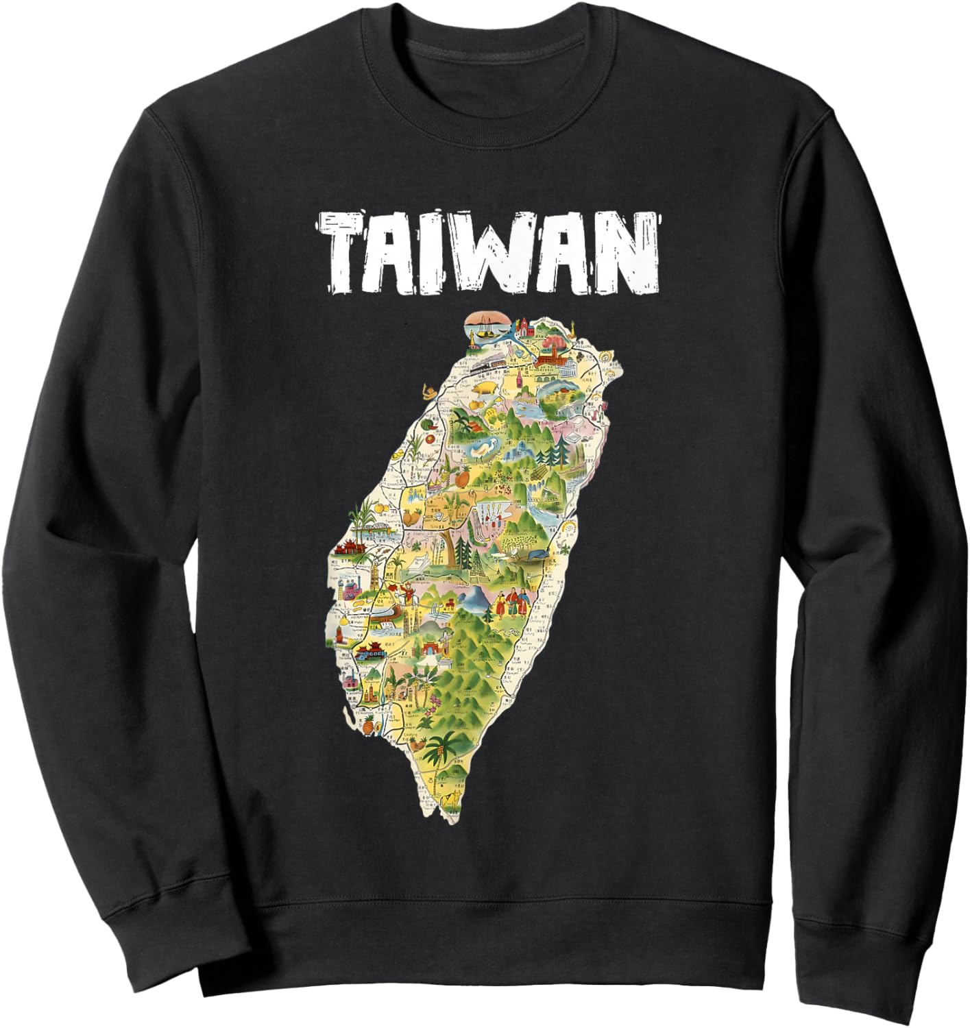 Taiwan Flag, Taiwanese Flag, Taiwan Girls Sweatshirt - Sweatshirt | Black