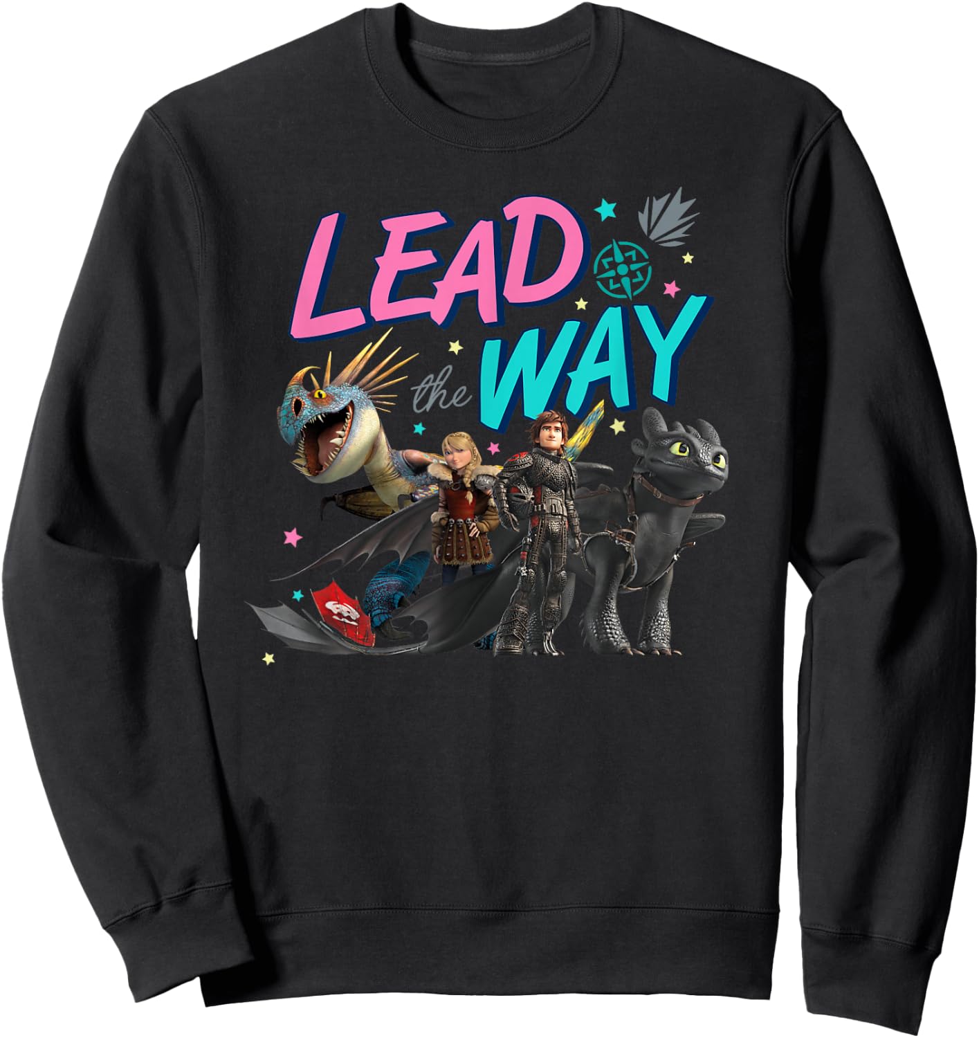 How to Train Your Dragon 3 Hidden World Lead the Way Sweatshirt - Sweatshirt | Black