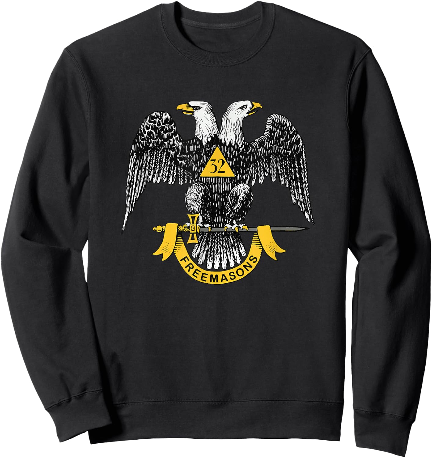 Scottish Rite Eagle 32nd Degree - Freemason Gifts Sweatshirt - Sweatshirt | Black