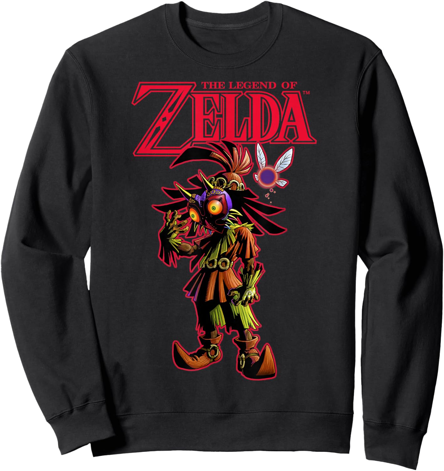 The Legend of Zelda Majora's Mask Portrait Sweatshirt - Sweatshirt | Black