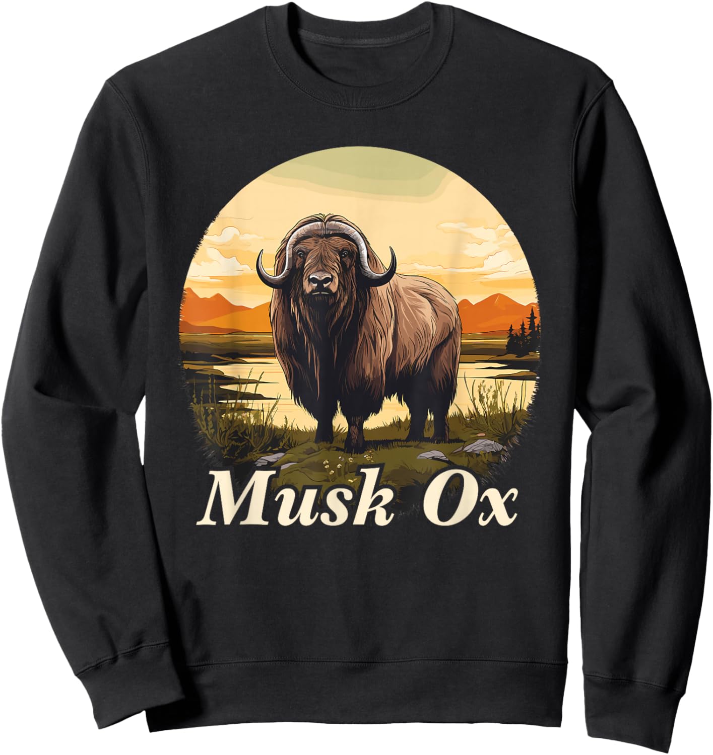 Musk Ox Sweatshirt - Sweatshirt | Black