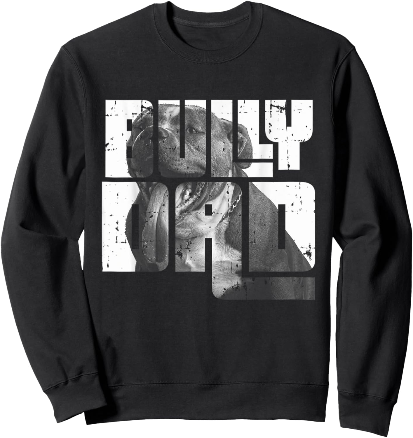 Dogs Lover American Bully Dad Cool Bully Dog Gifts Pet Owner Women Sweatshirt - Sweatshirt | Black