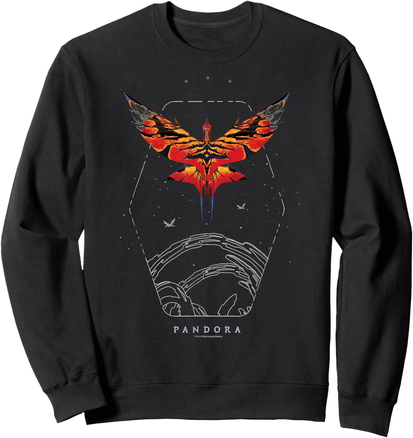 Avatar Pandora Great Leonopteryx Last Shadow Sweatshirt - Sweatshirt | Black
